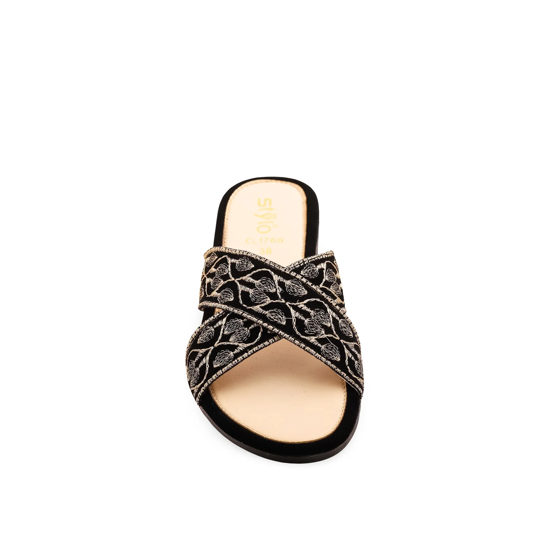 Black Casual Slipper CL1766 - Image 3
