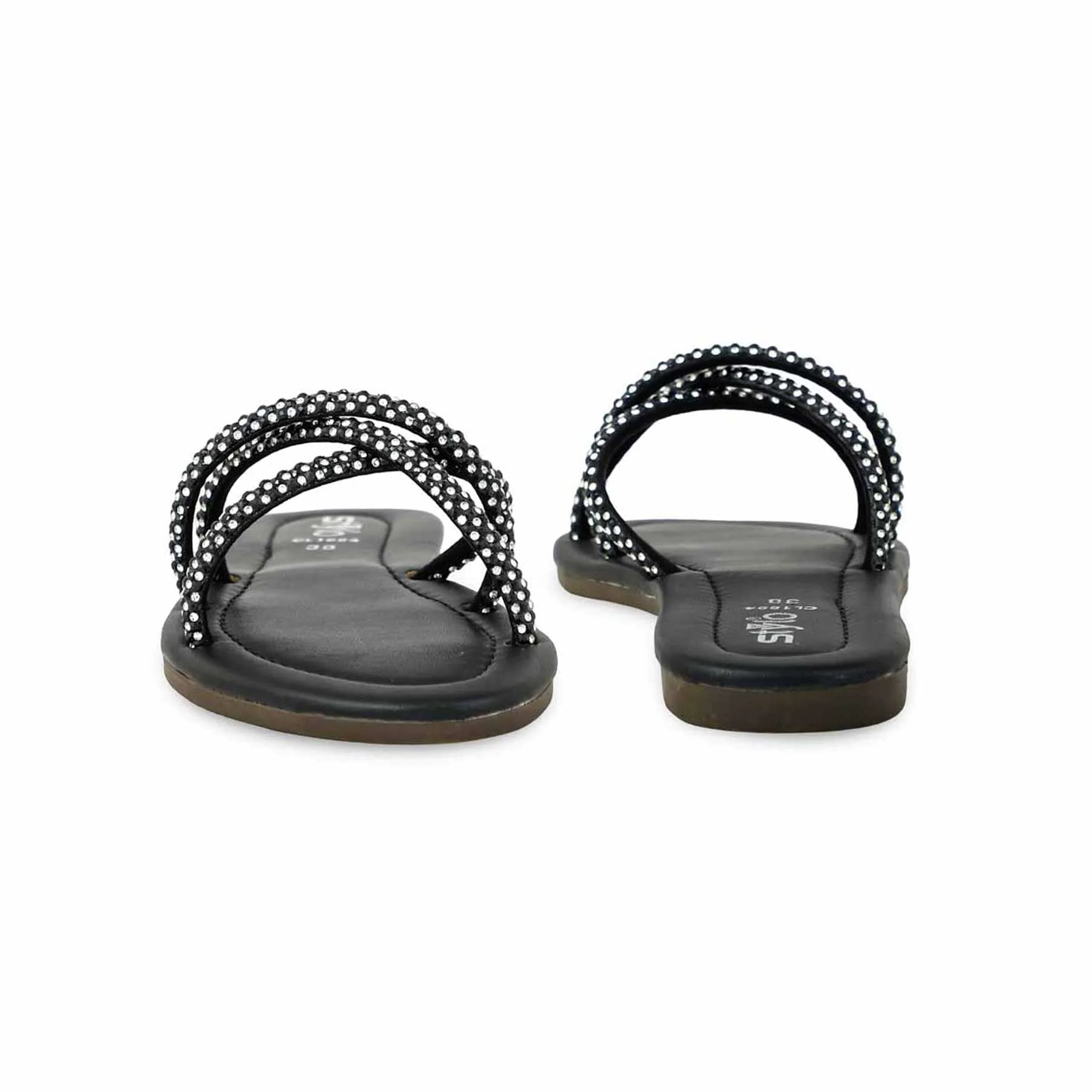 Black Casual Slipper CL1894 - Image 4