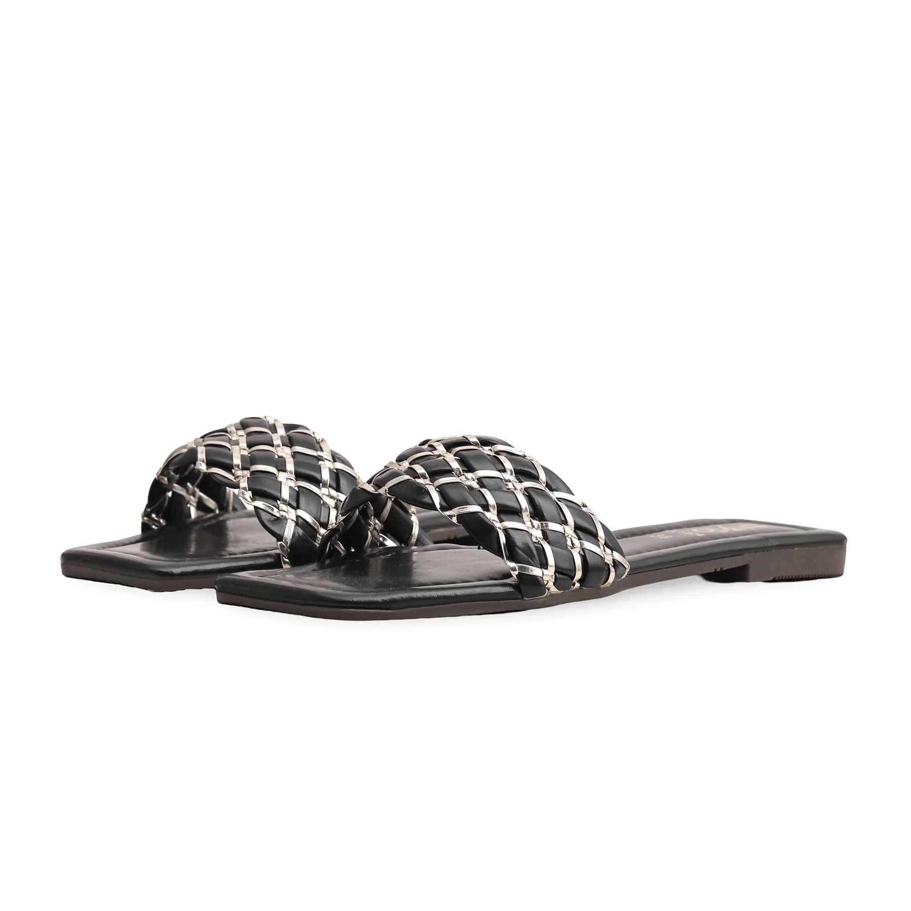 Black Casual Slipper CL1904 - Image 3