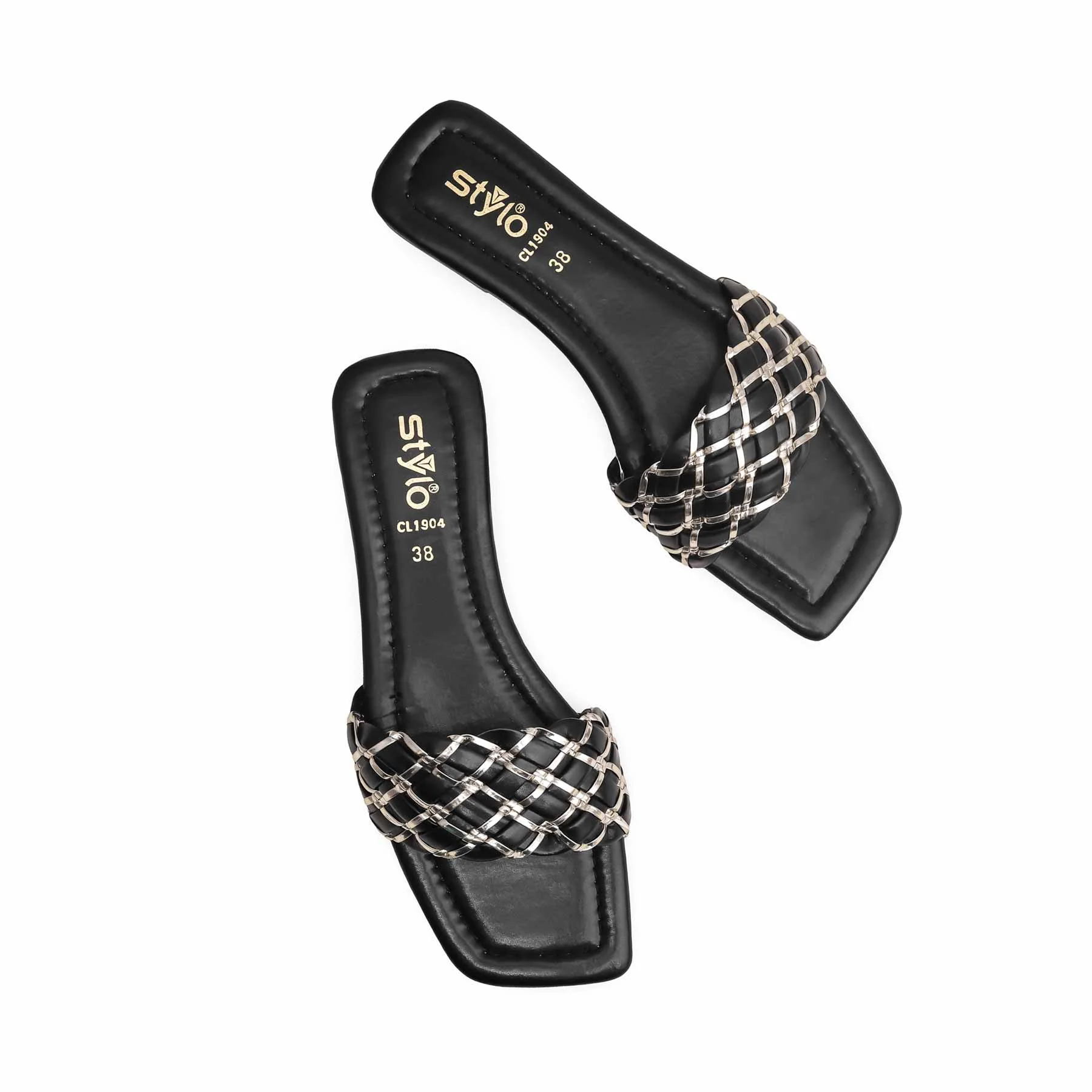 Black Casual Slipper CL1904 - Image 5