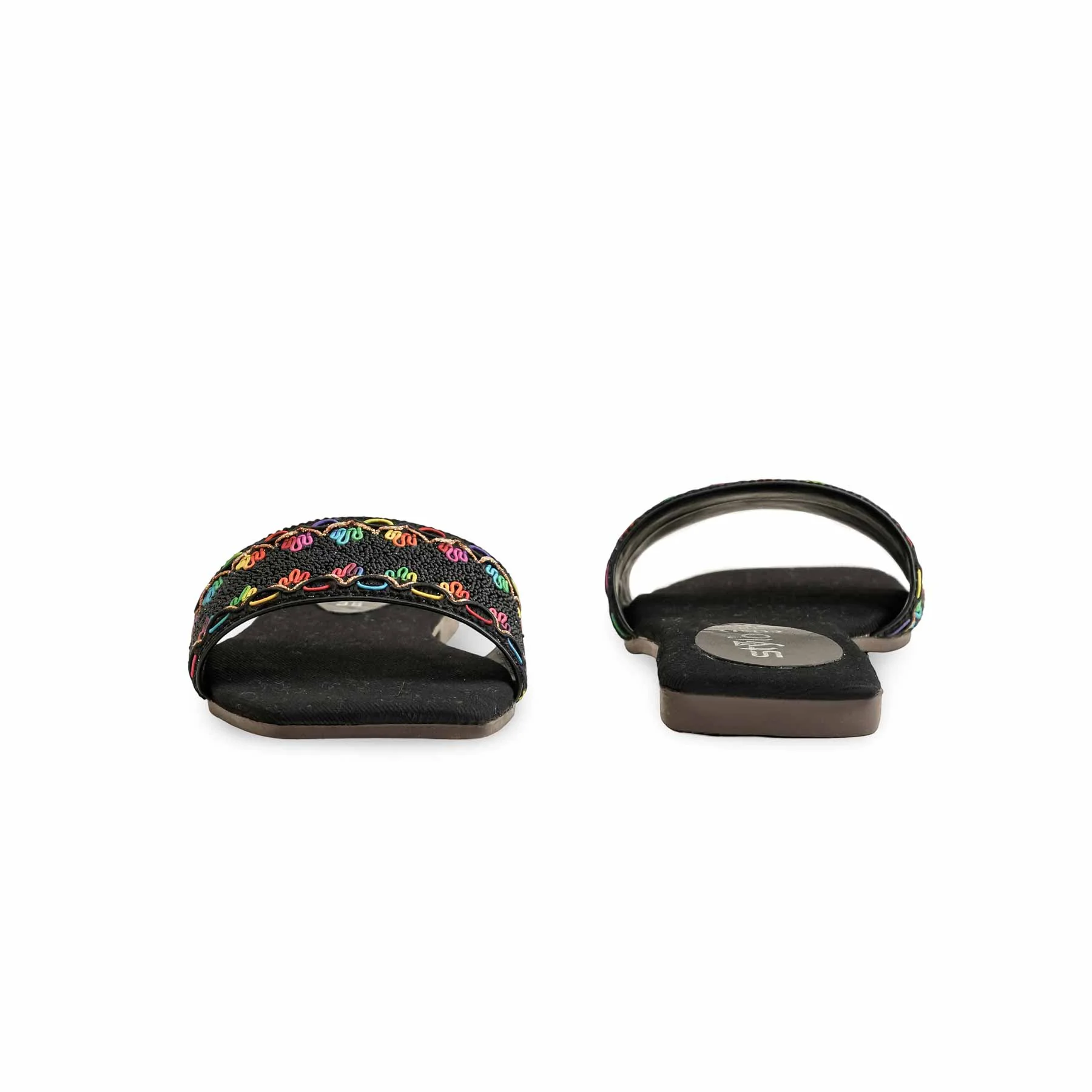 Black Casual Slipper CL1917 - Image 4