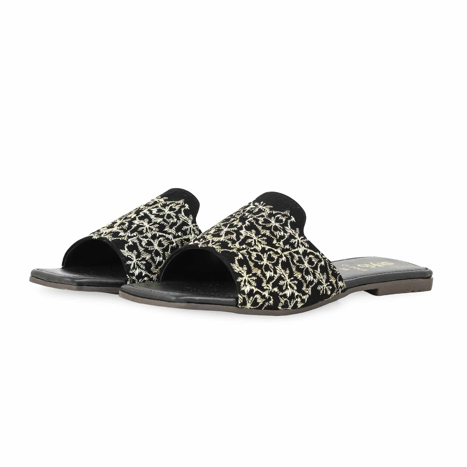 Black Casual Slipper CL2005 - Image 3
