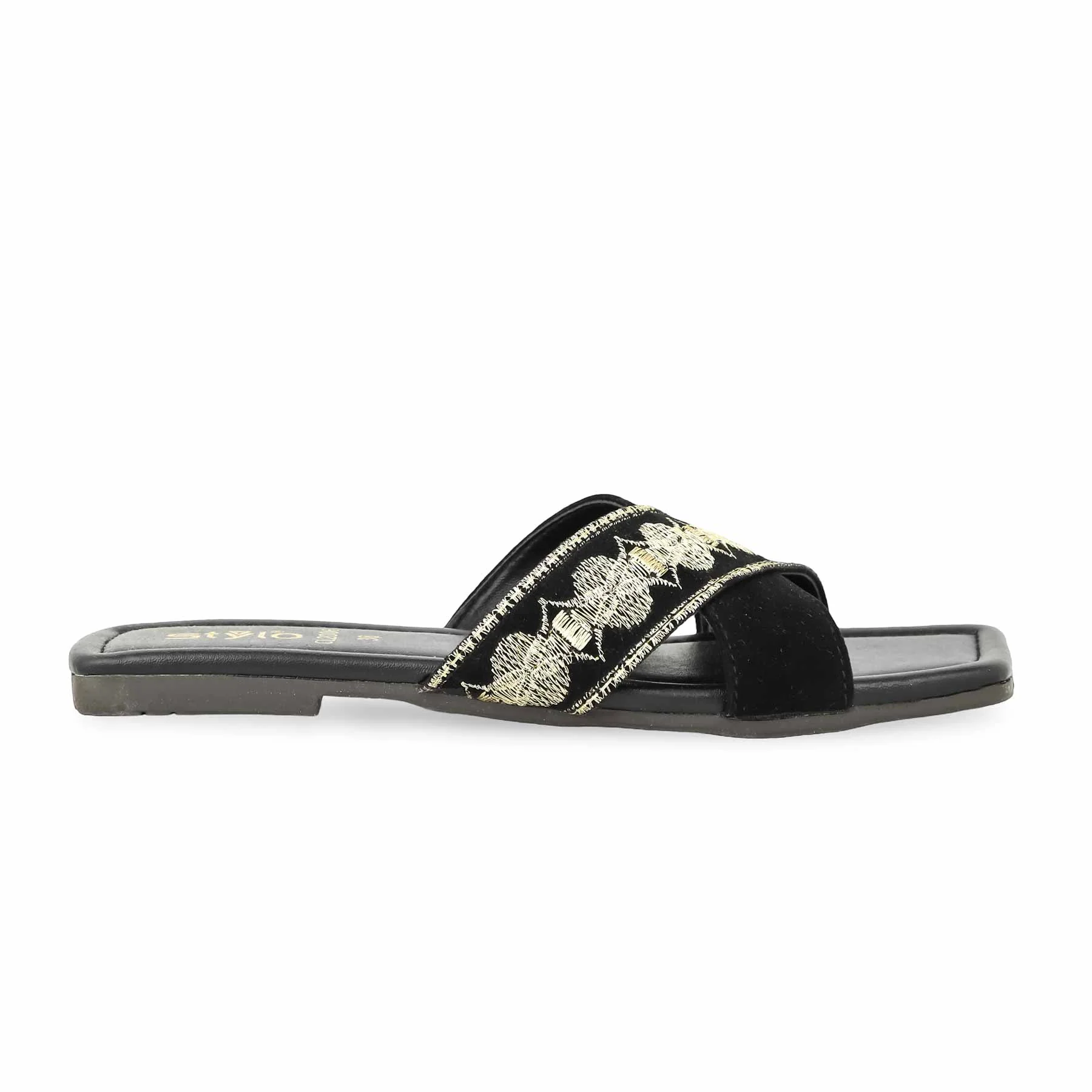 Black Casual Slipper CL2006 - Image 2
