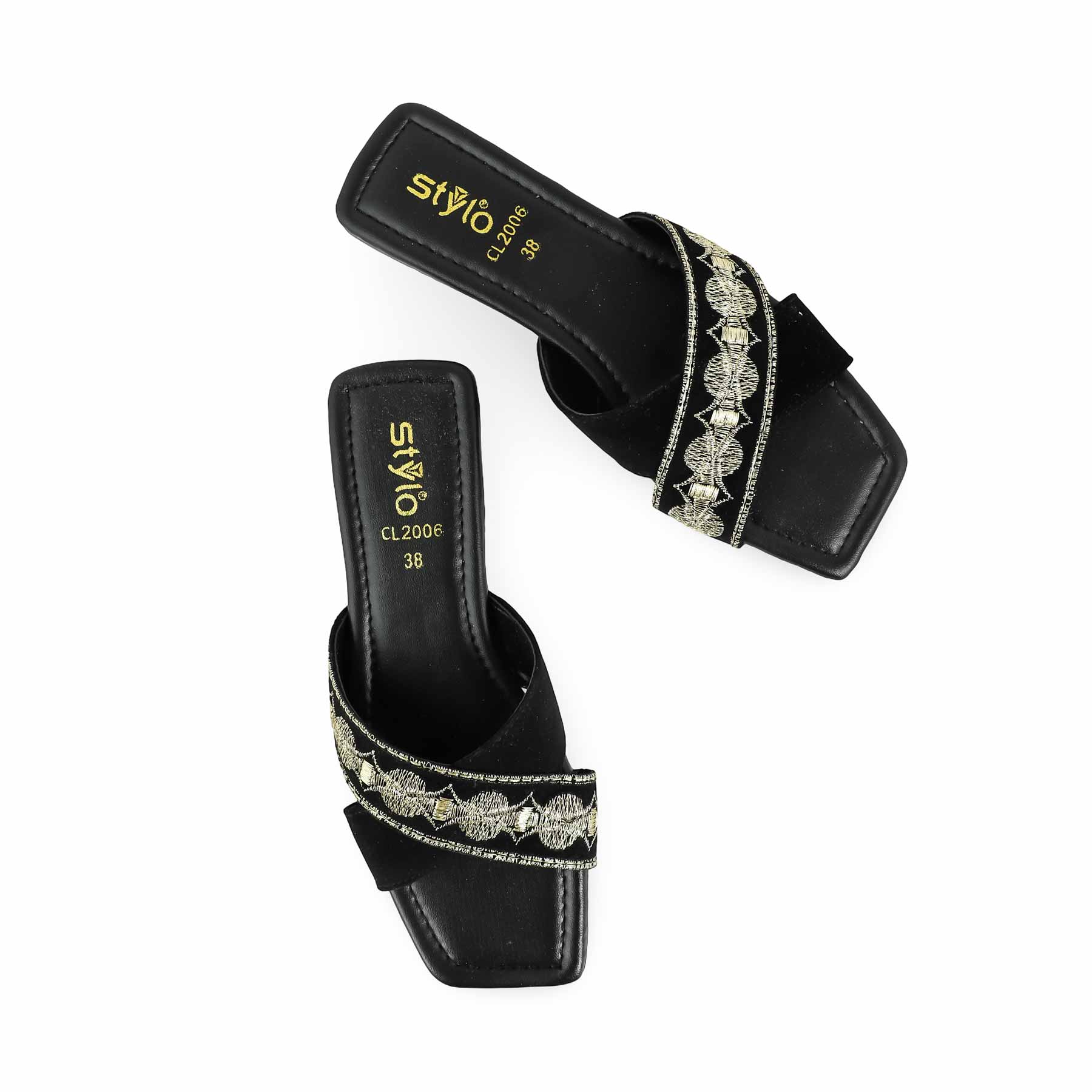 Black Casual Slipper CL2006 - Image 5