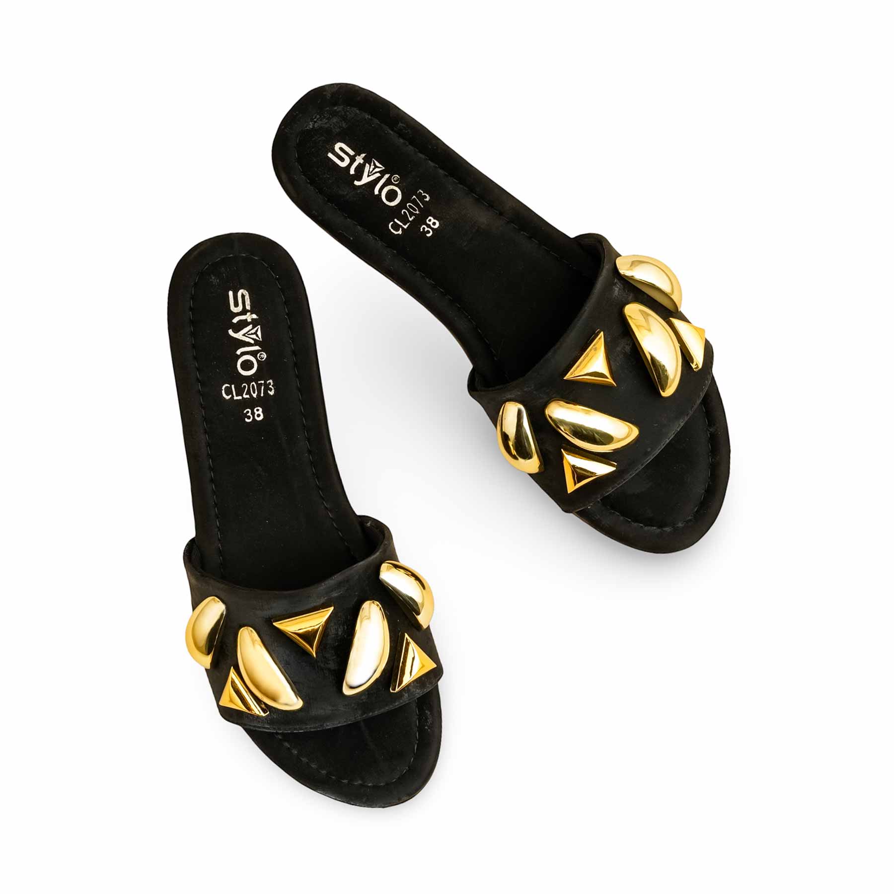 Black Casual Slipper CL2073 - Image 5