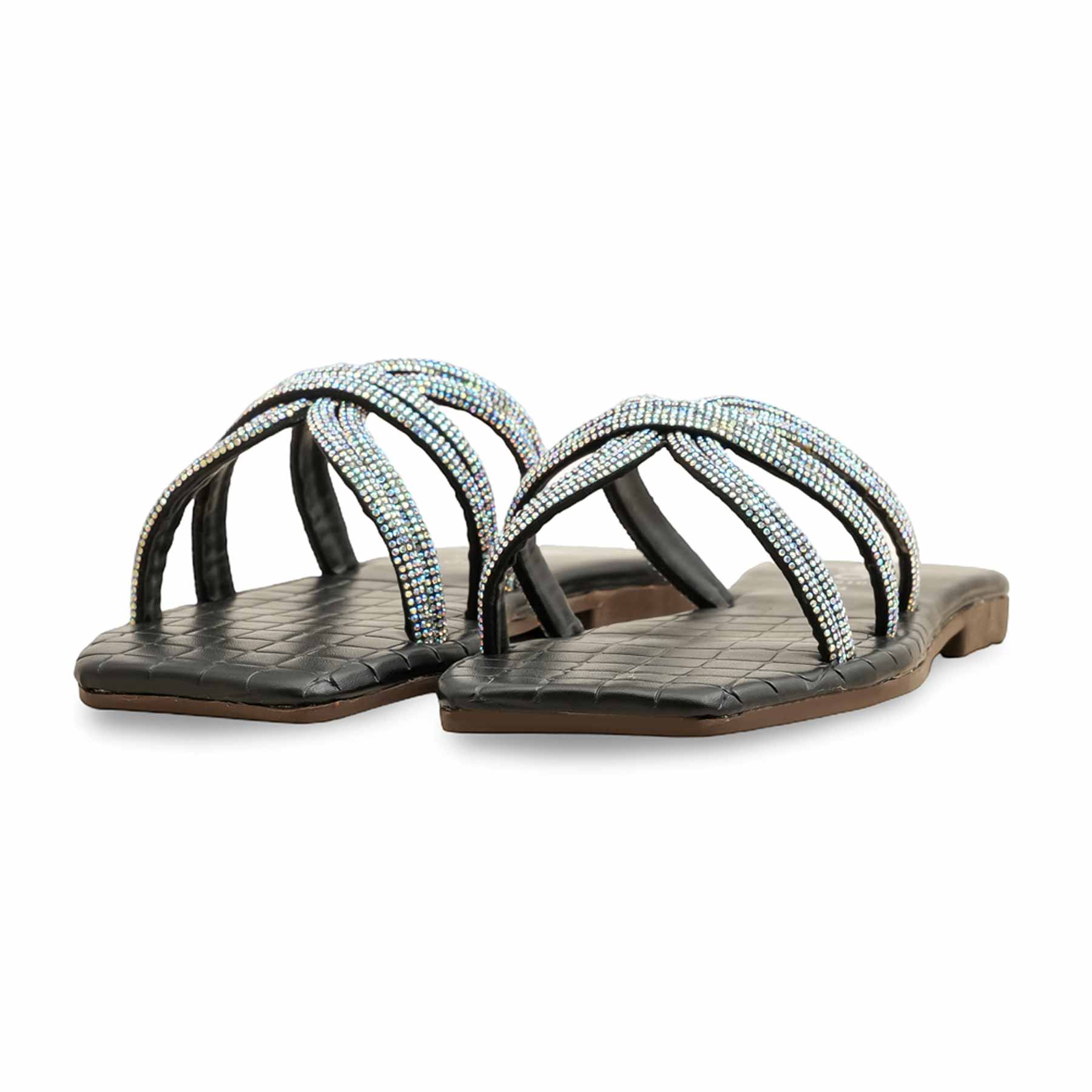 Black Casual Slipper CL2102 - Image 3
