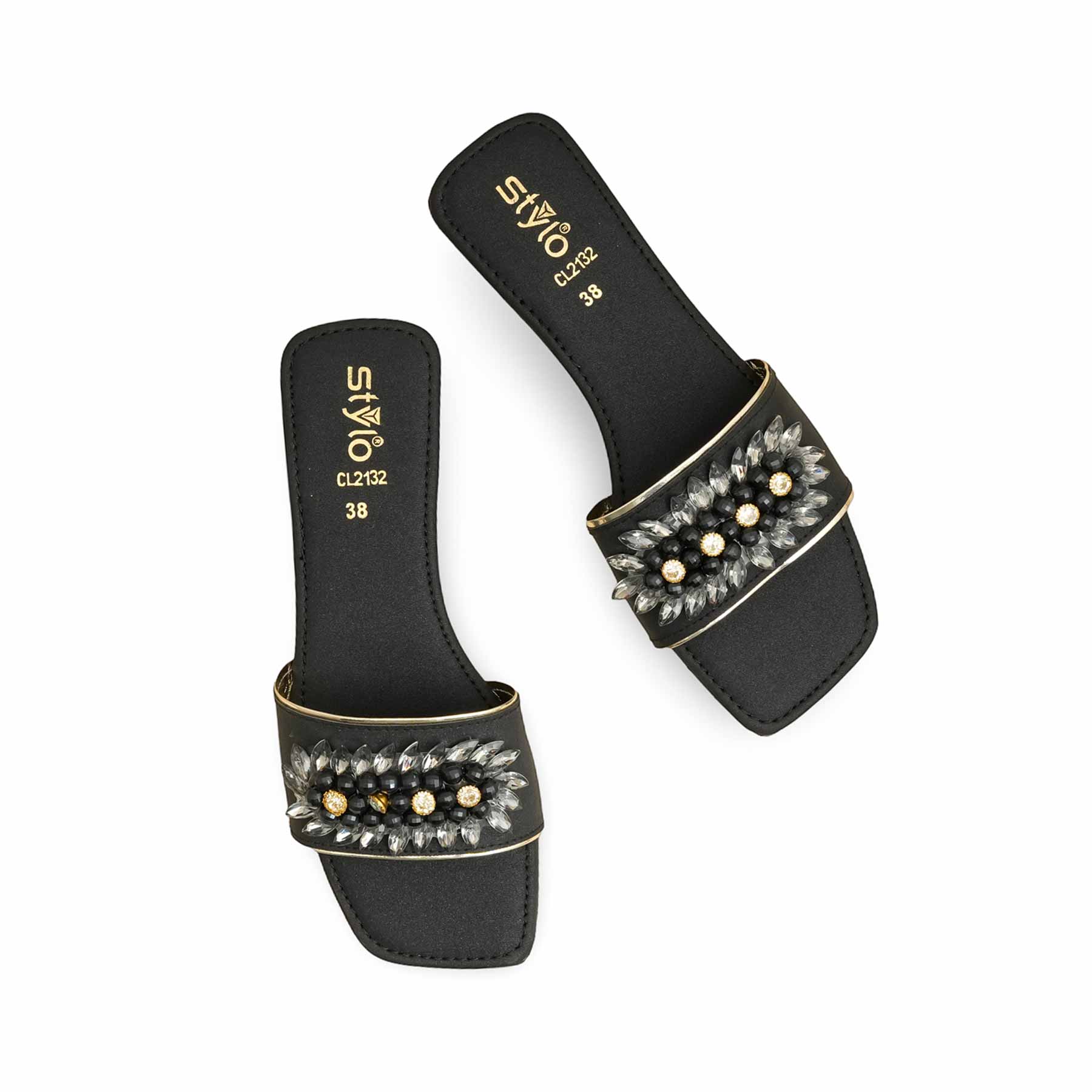 Black Casual Slipper CL2132 - Image 5