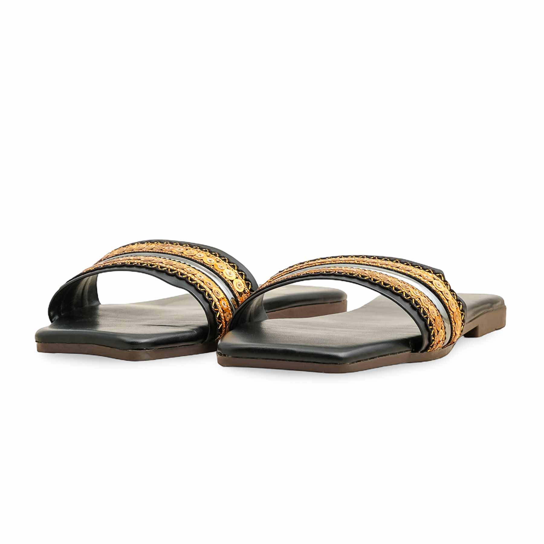 Black Casual Slipper CL2137 - Image 3