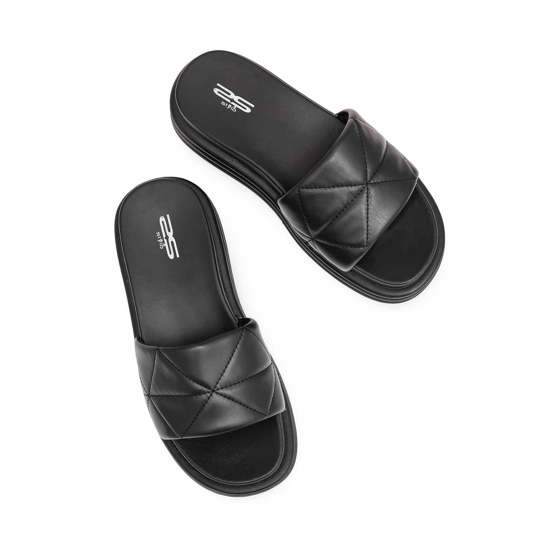 Black Casual Slipper CL9249 - Image 5
