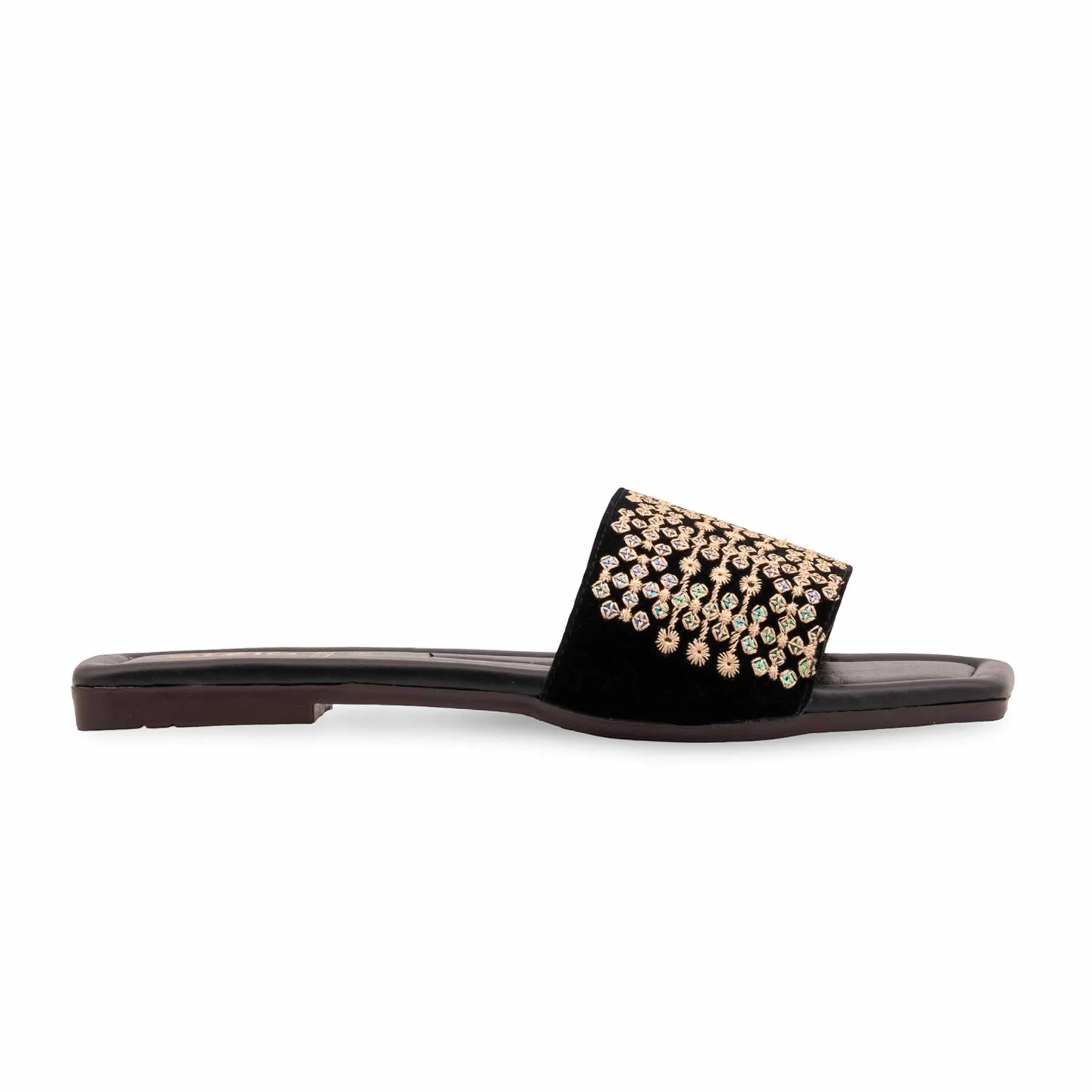 Black Casual Slipper For Women CL2235 - Image 2