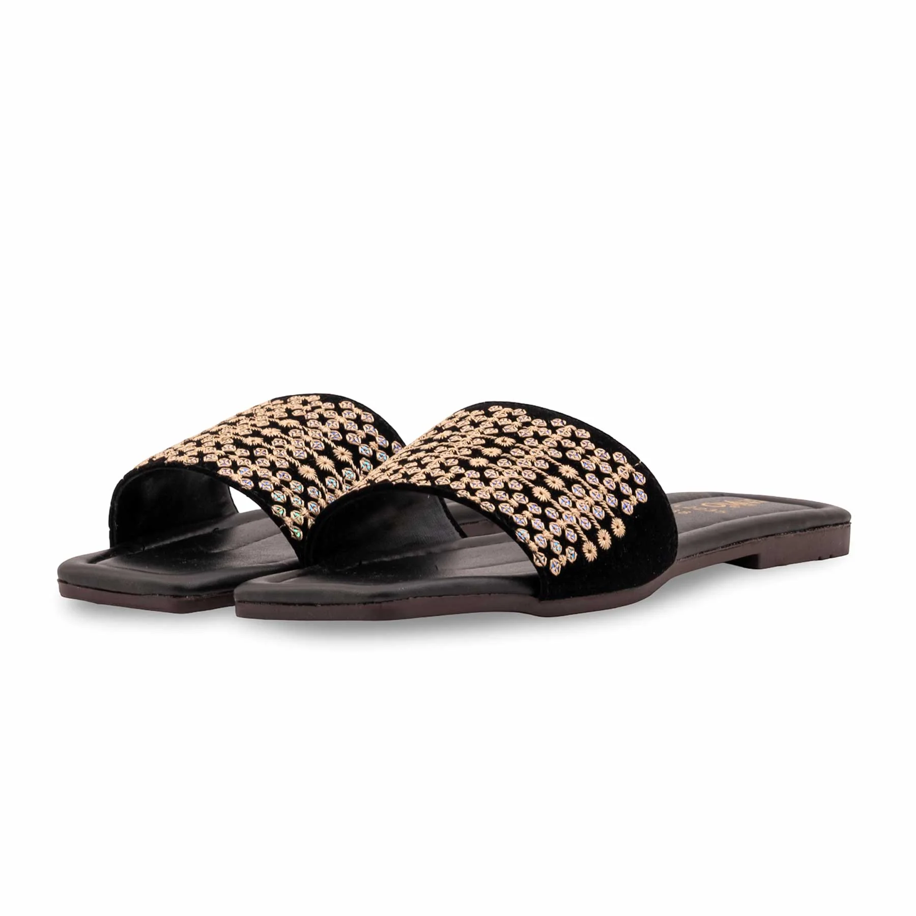 Black Casual Slipper For Women CL2235 - Image 3