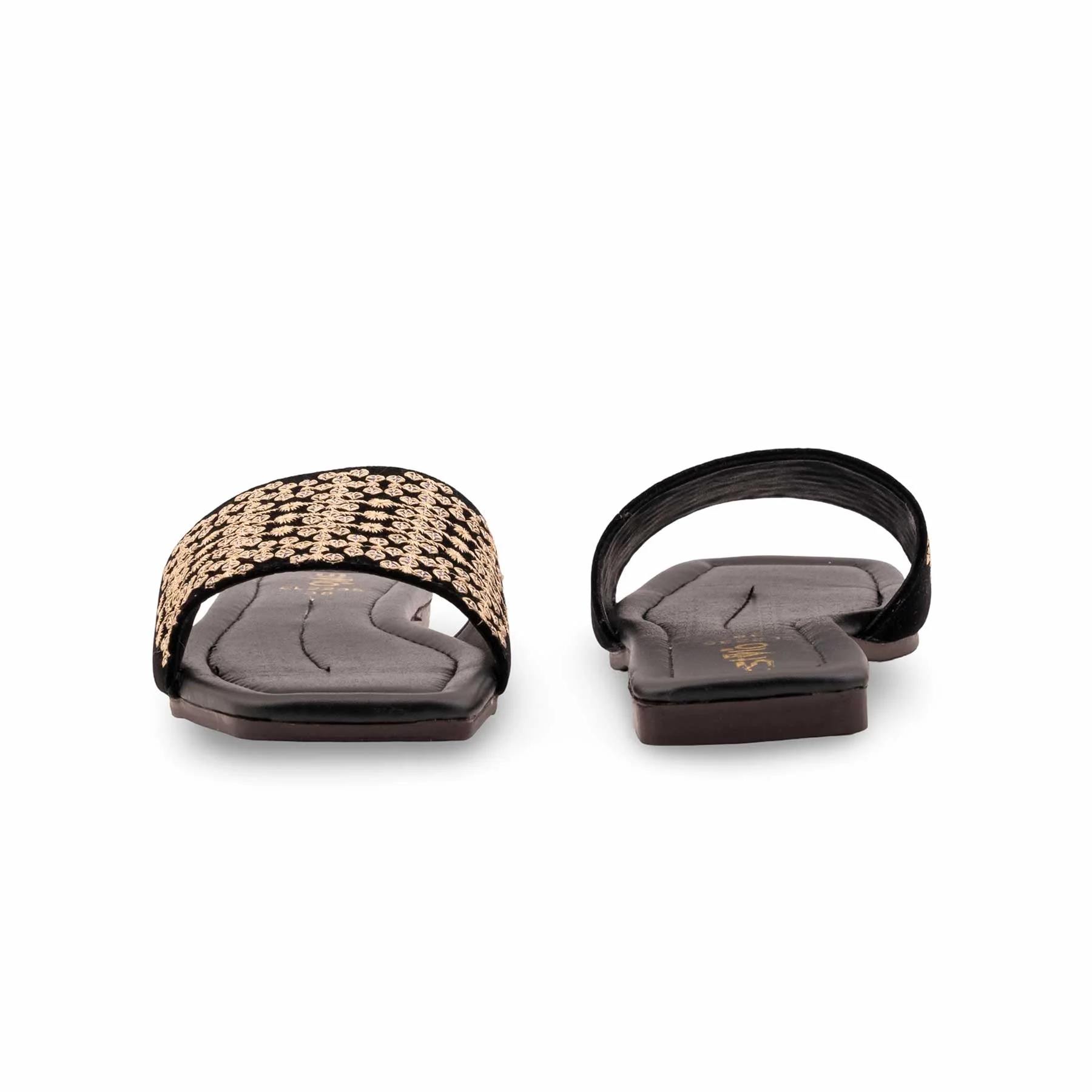 Black Casual Slipper For Women CL2235 - Image 4