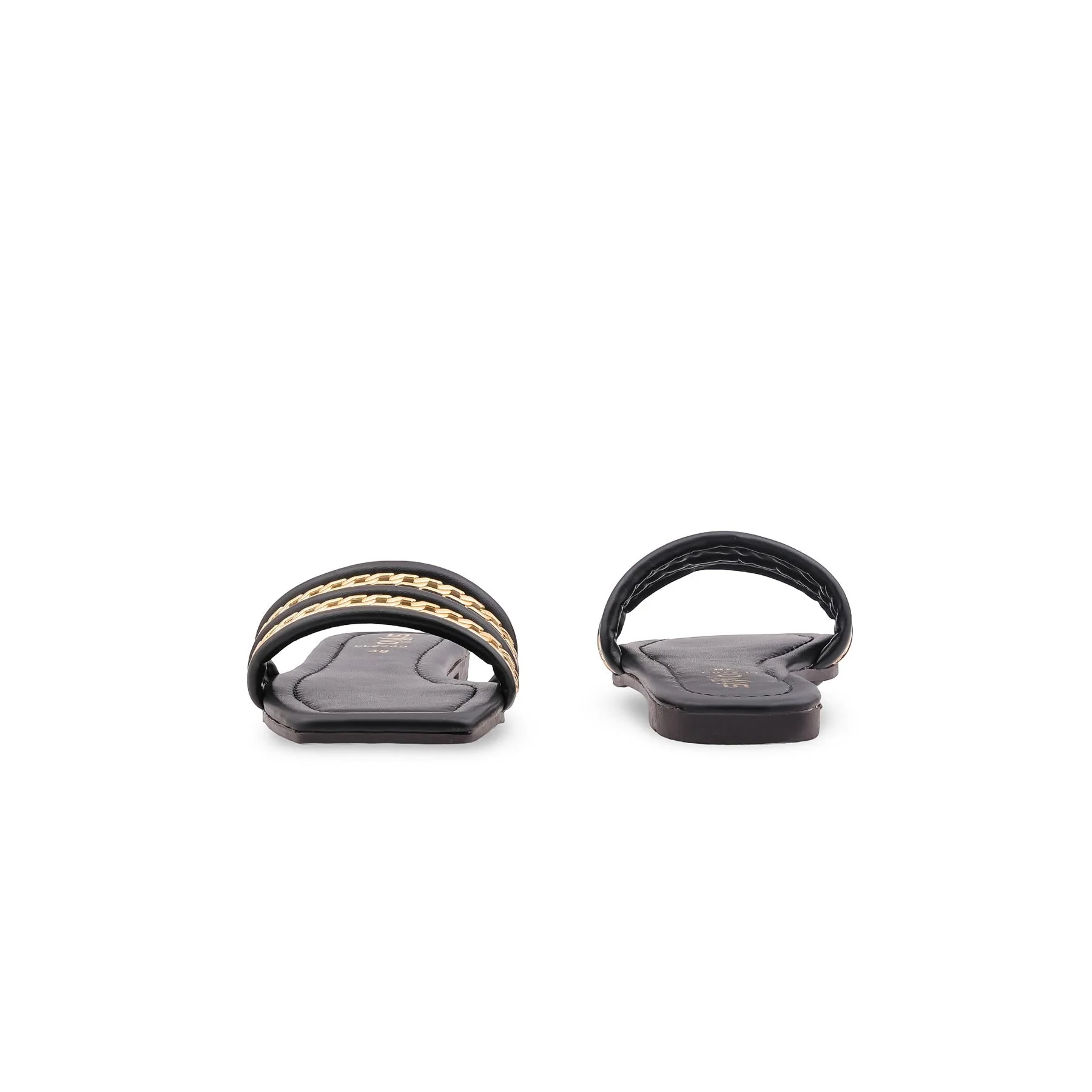 Black Casual Slipper For Women CL2249 - Image 5
