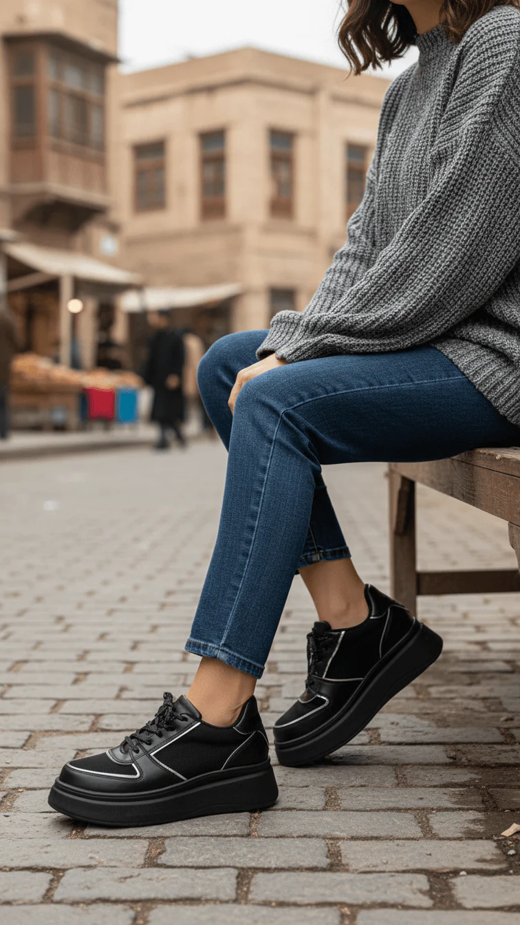 Black Casual Sneaker AT7367