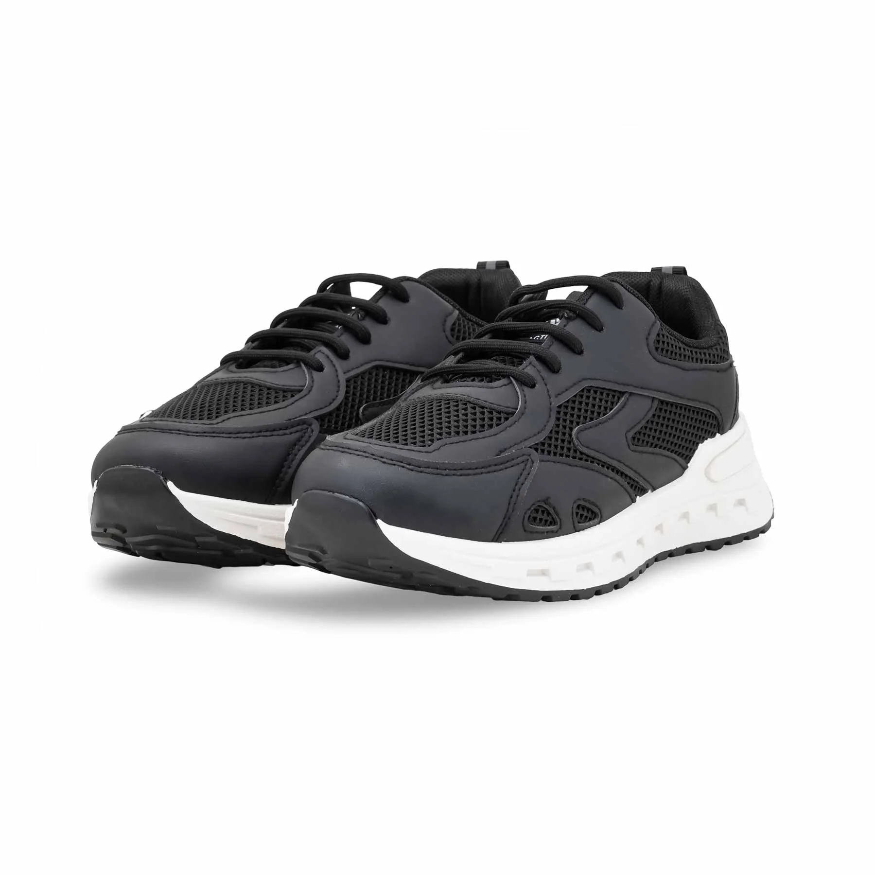 Black Casual Sneaker For Ladies AT7379 - Image 3