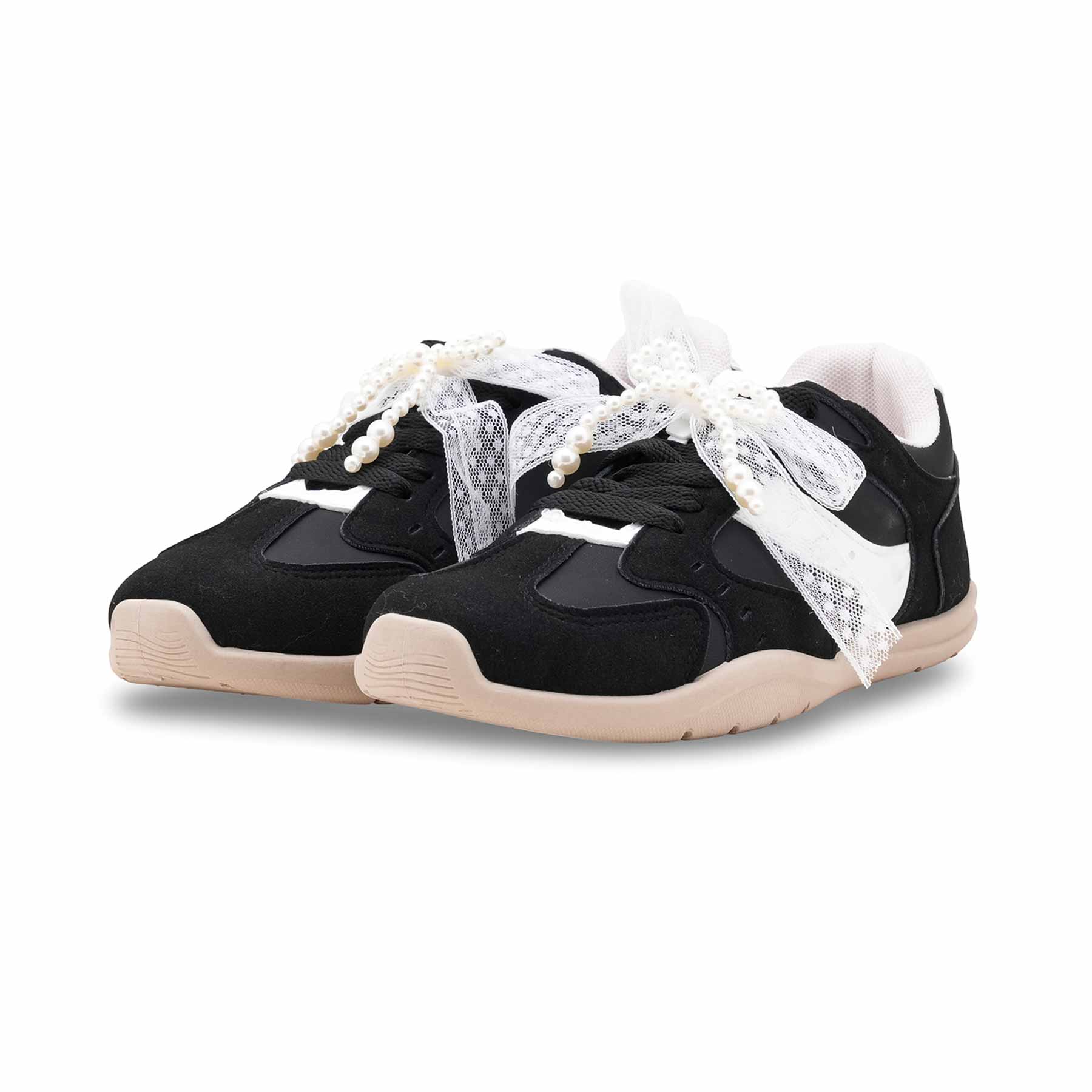 Black Casual Sneaker For Ladies AT7458 - Image 3