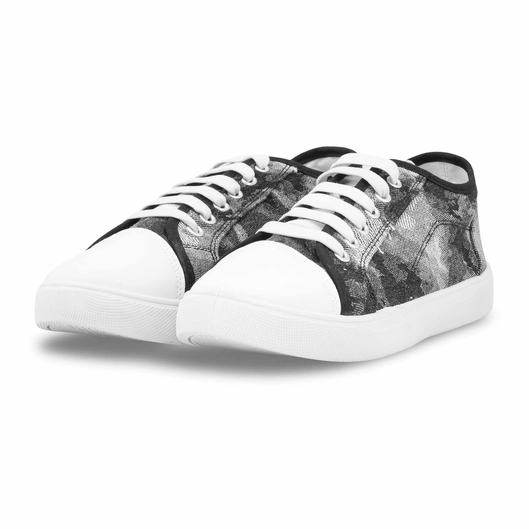 Black Casual Sneaker For Ladies AT7478 - Image 3