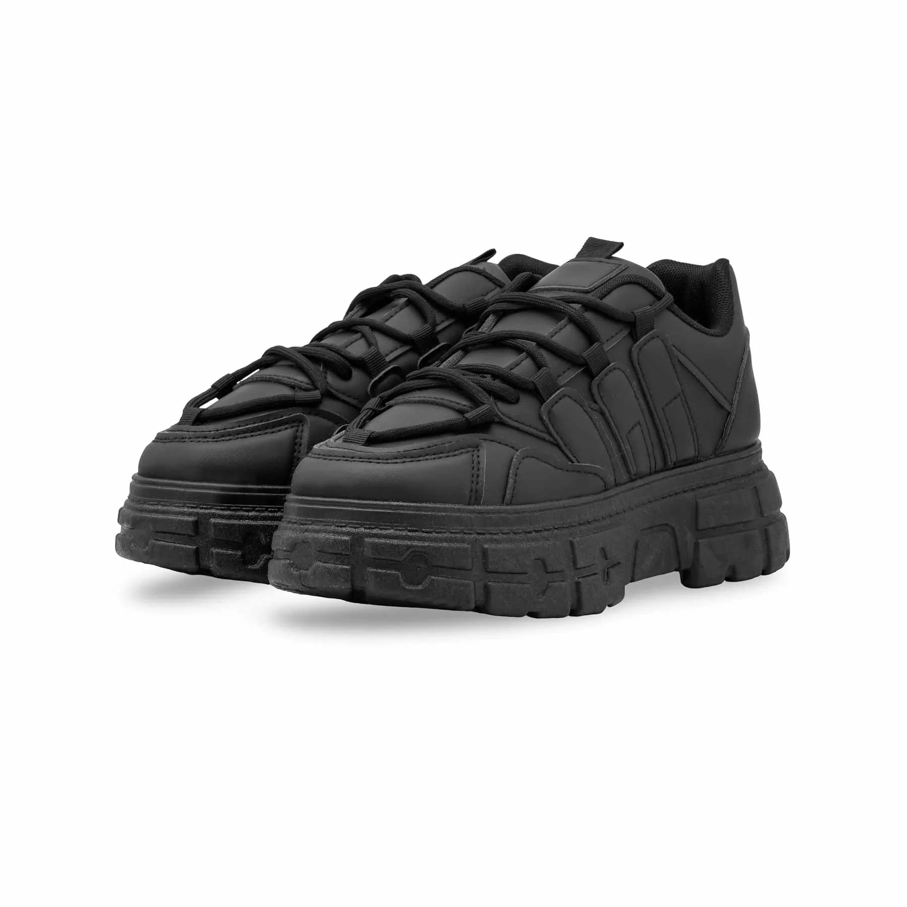 Black Casual Sneaker For Ladies AT7484 - Image 4