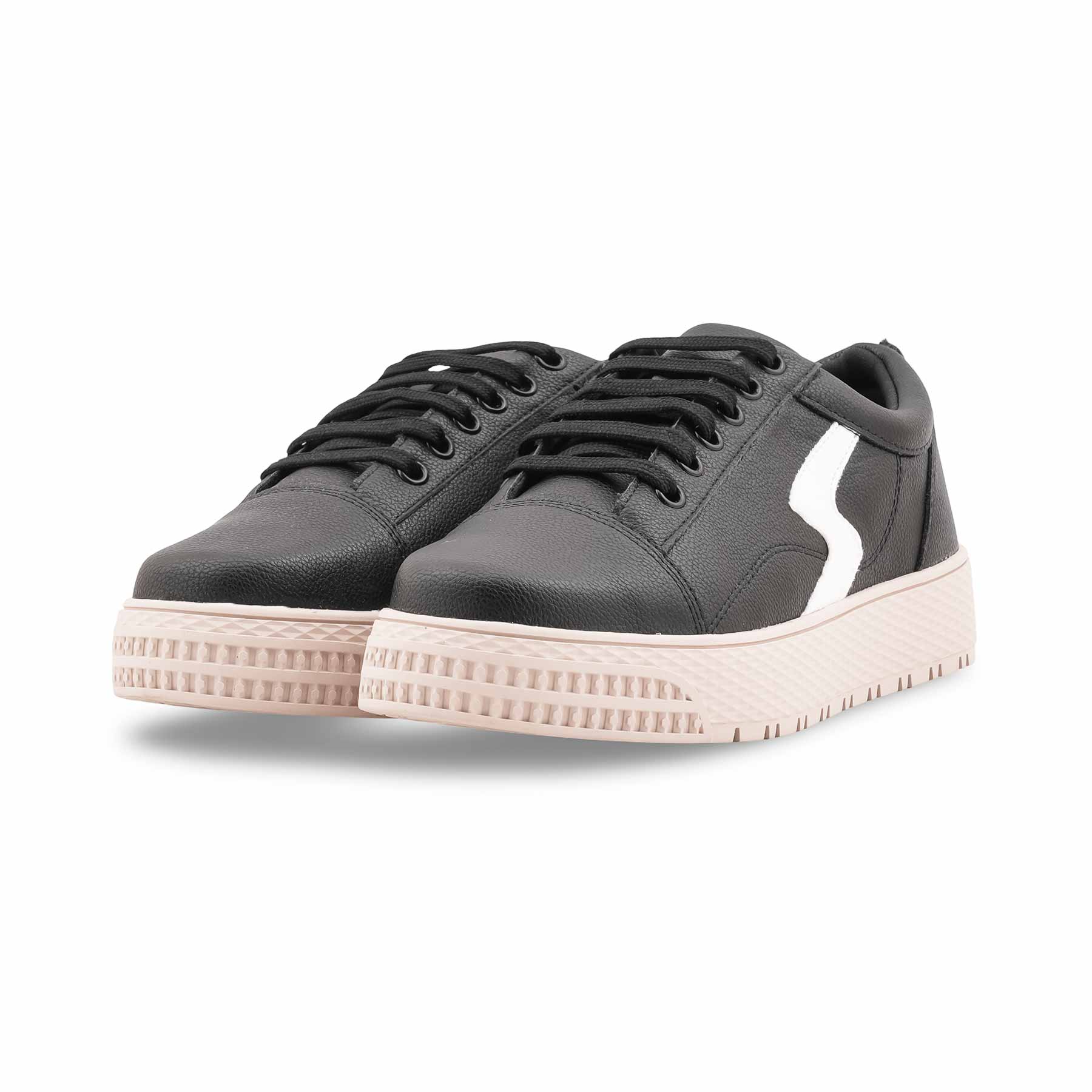 Black Casual Sneaker For Ladies AT7505 - Image 3