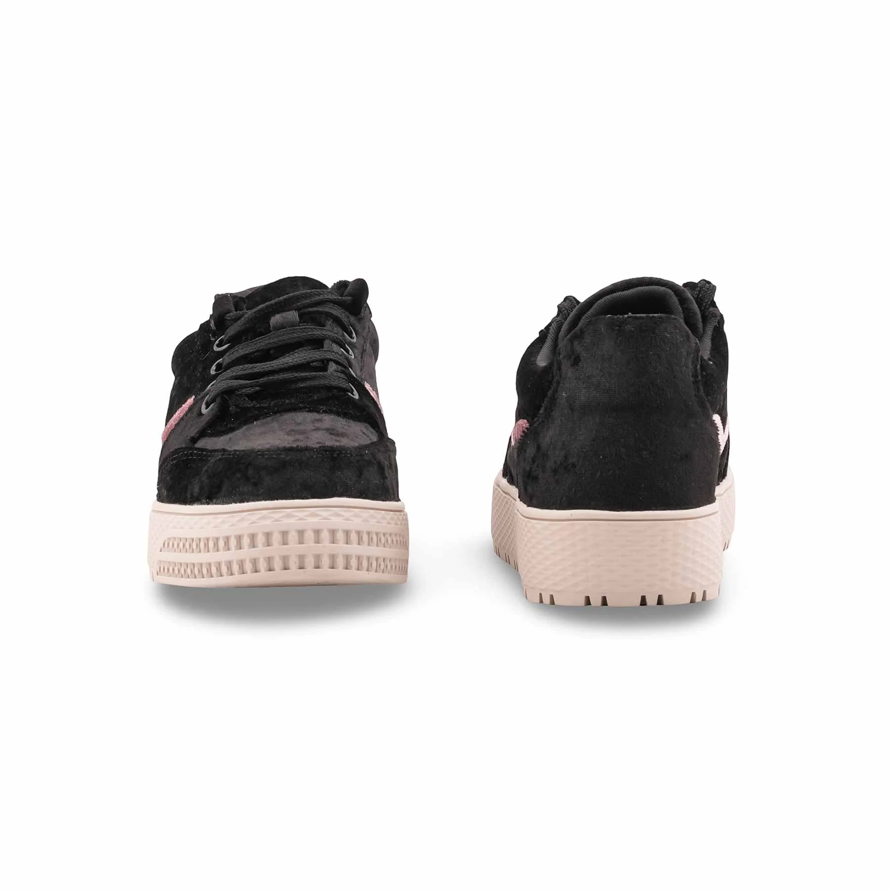 Black Casual Sneaker For Ladies AT7507 - Image 4