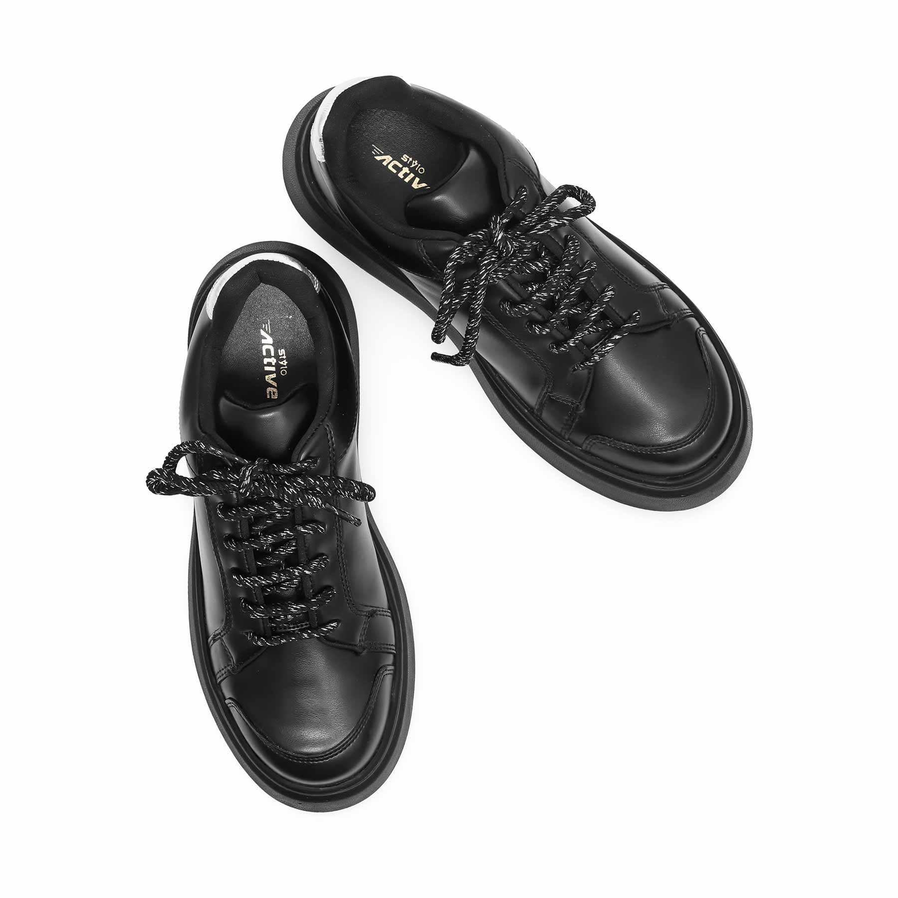 Black Casual Sneaker For Women AT7364 - Image 5