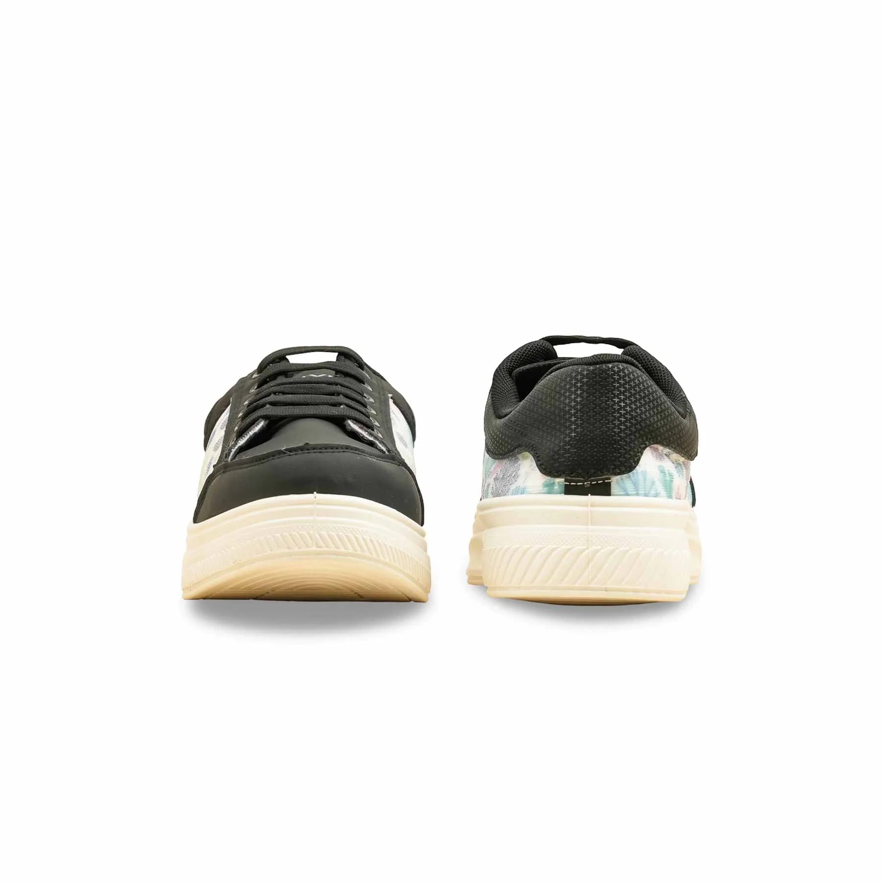 Black Casual Sneaker For Women AT7409 - Image 4