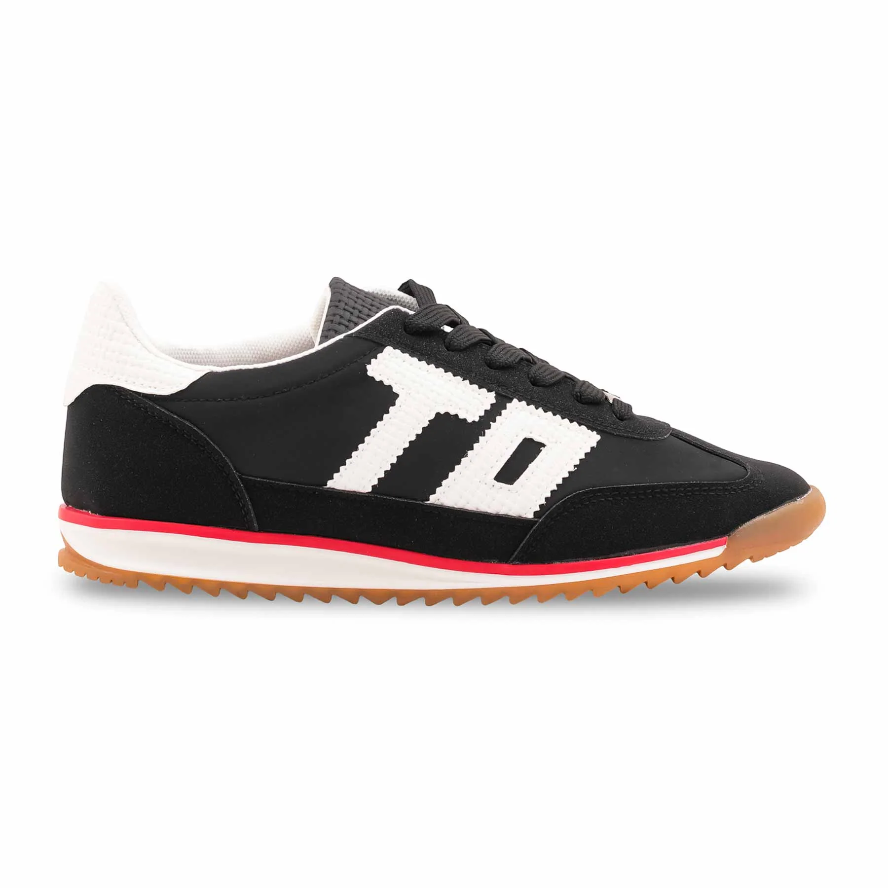 Black Casual Sneaker For Women AT7433 - Image 2