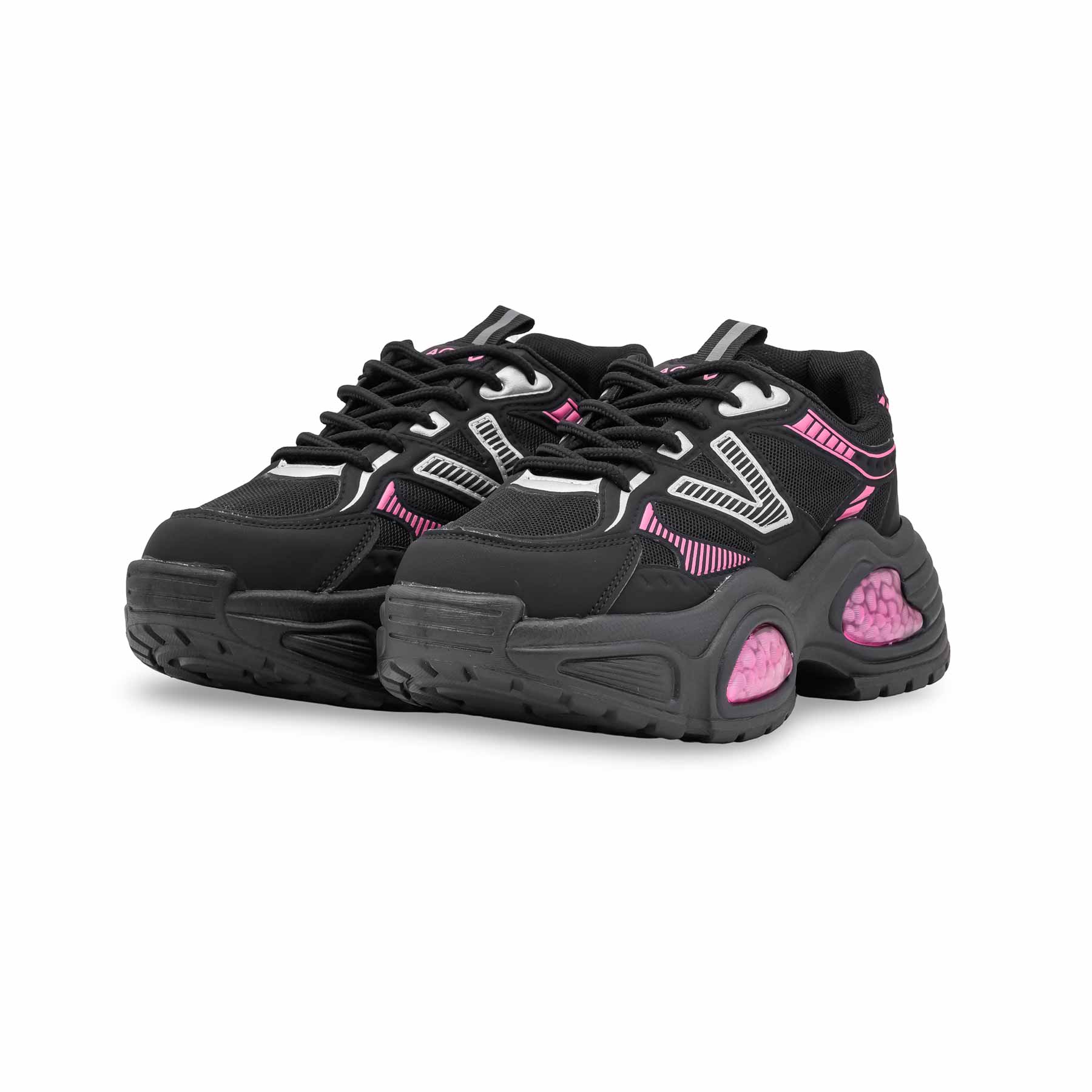 Black Casual Sneaker For Women AT7449 - Image 4