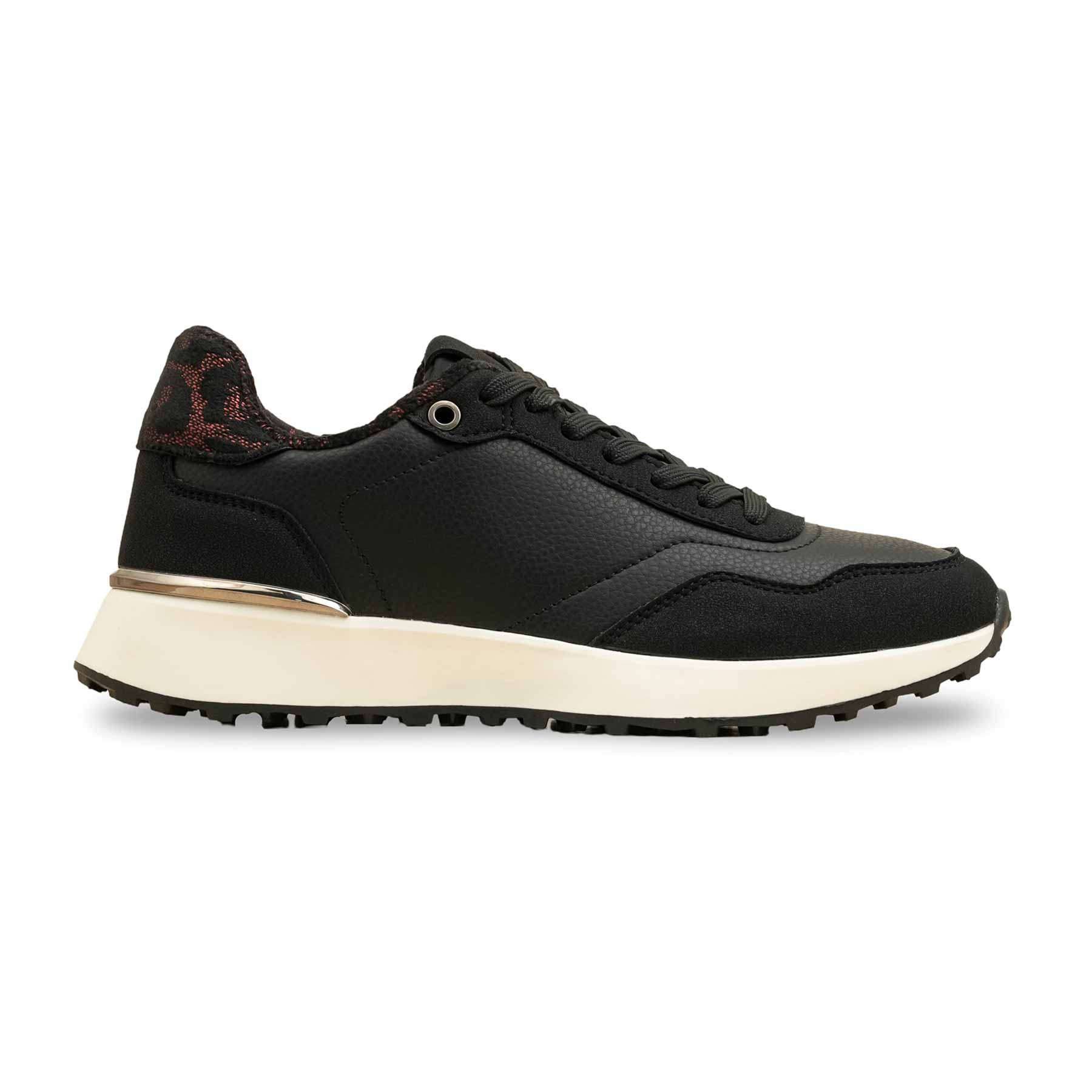 Black Casual Sneaker For Women AT7450 - Image 2