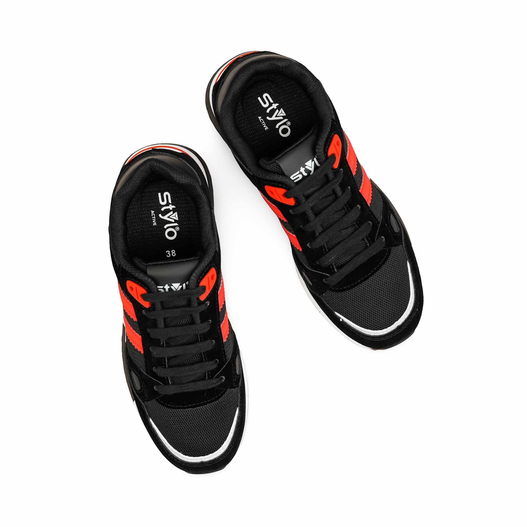 Black Casual Sneaker For Women AT7460 - Image 5