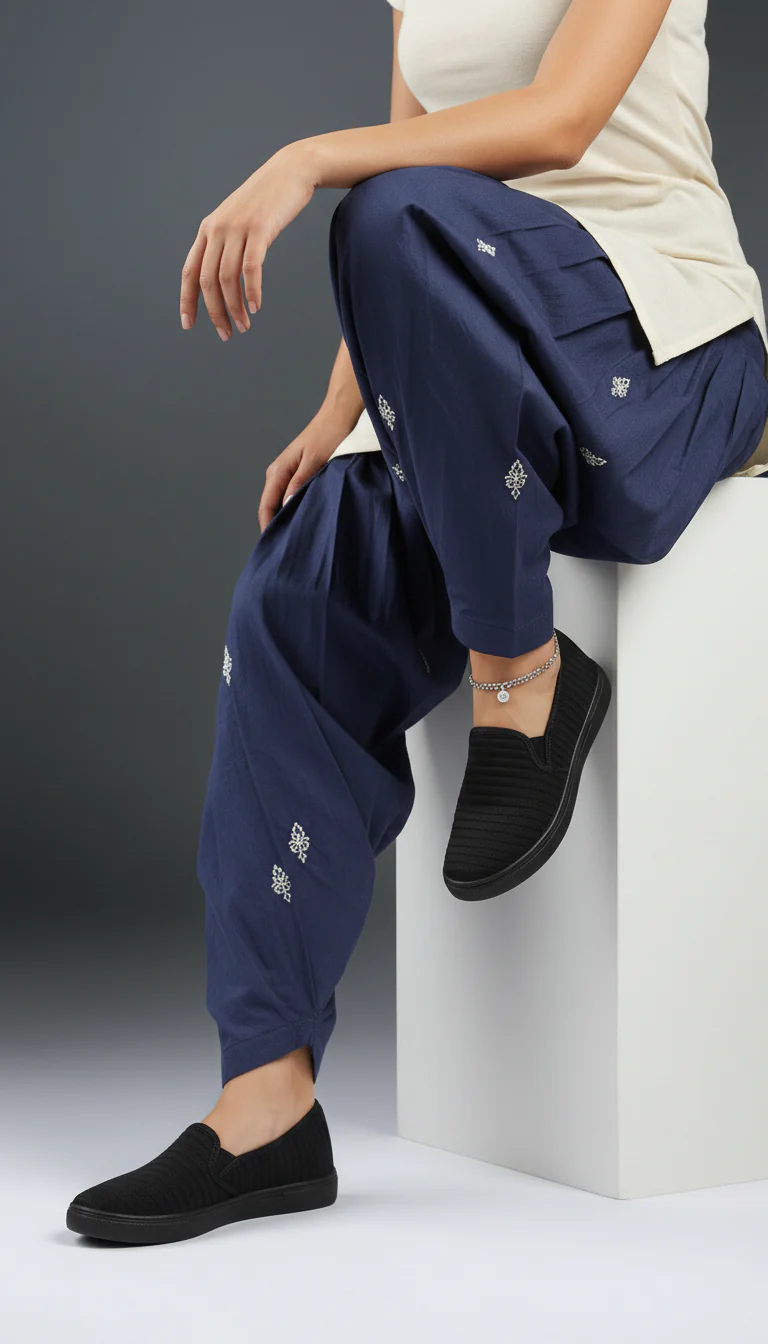 Black Casual Sneaker WN6203 - Image 8