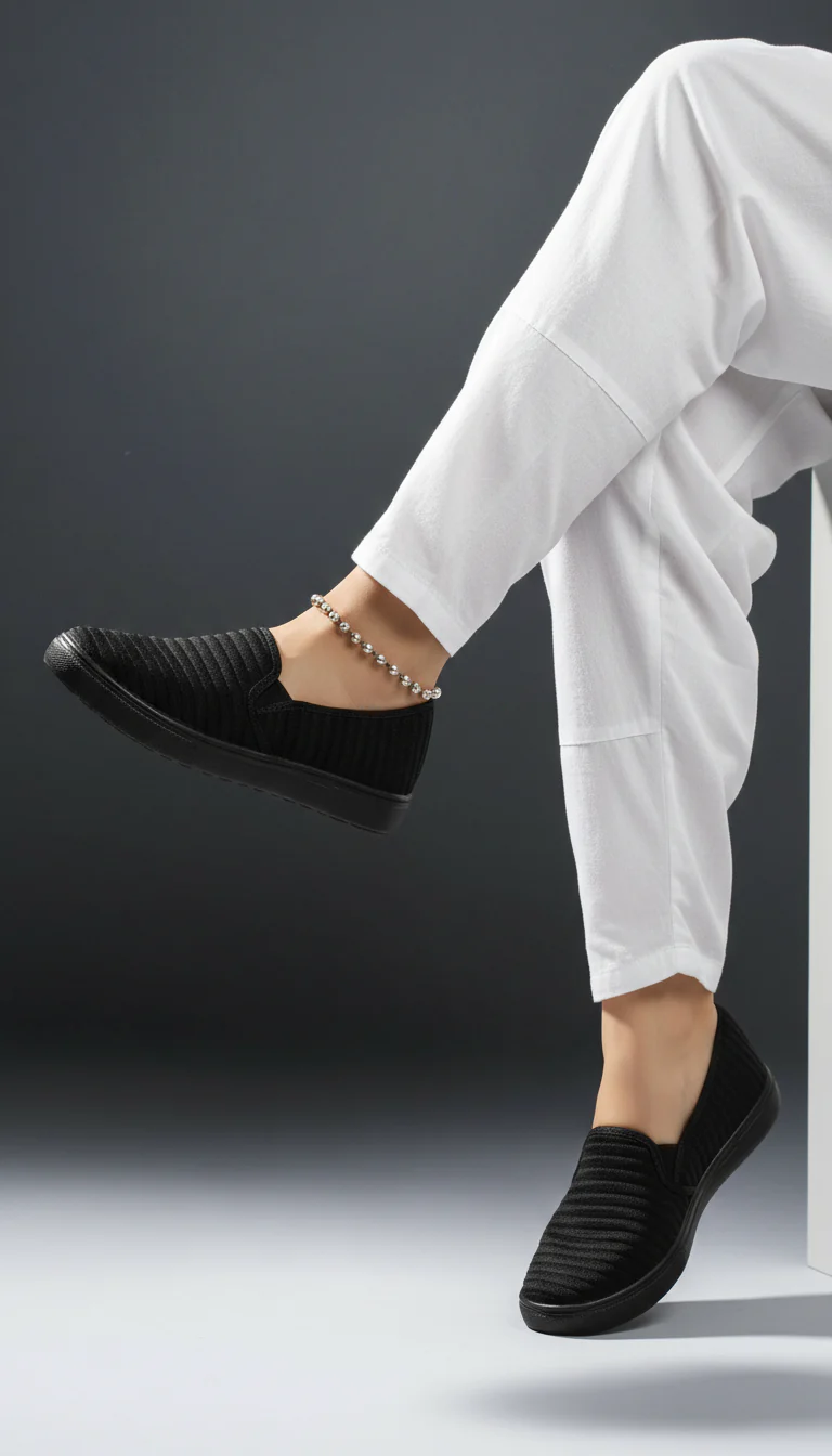 Black Casual Sneaker WN6204 - Image 17