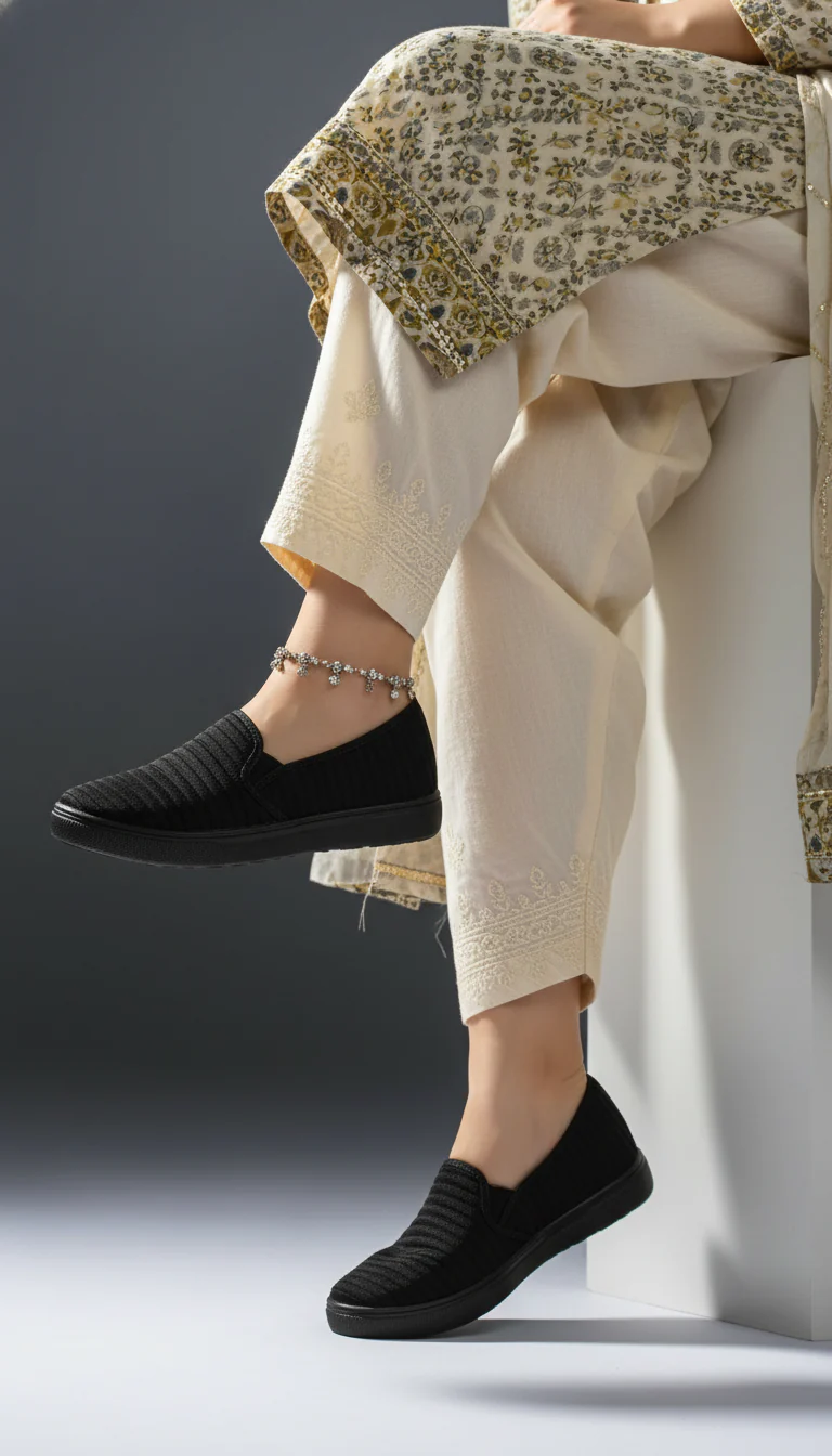 Black Casual Sneaker WN6204 - Image 20