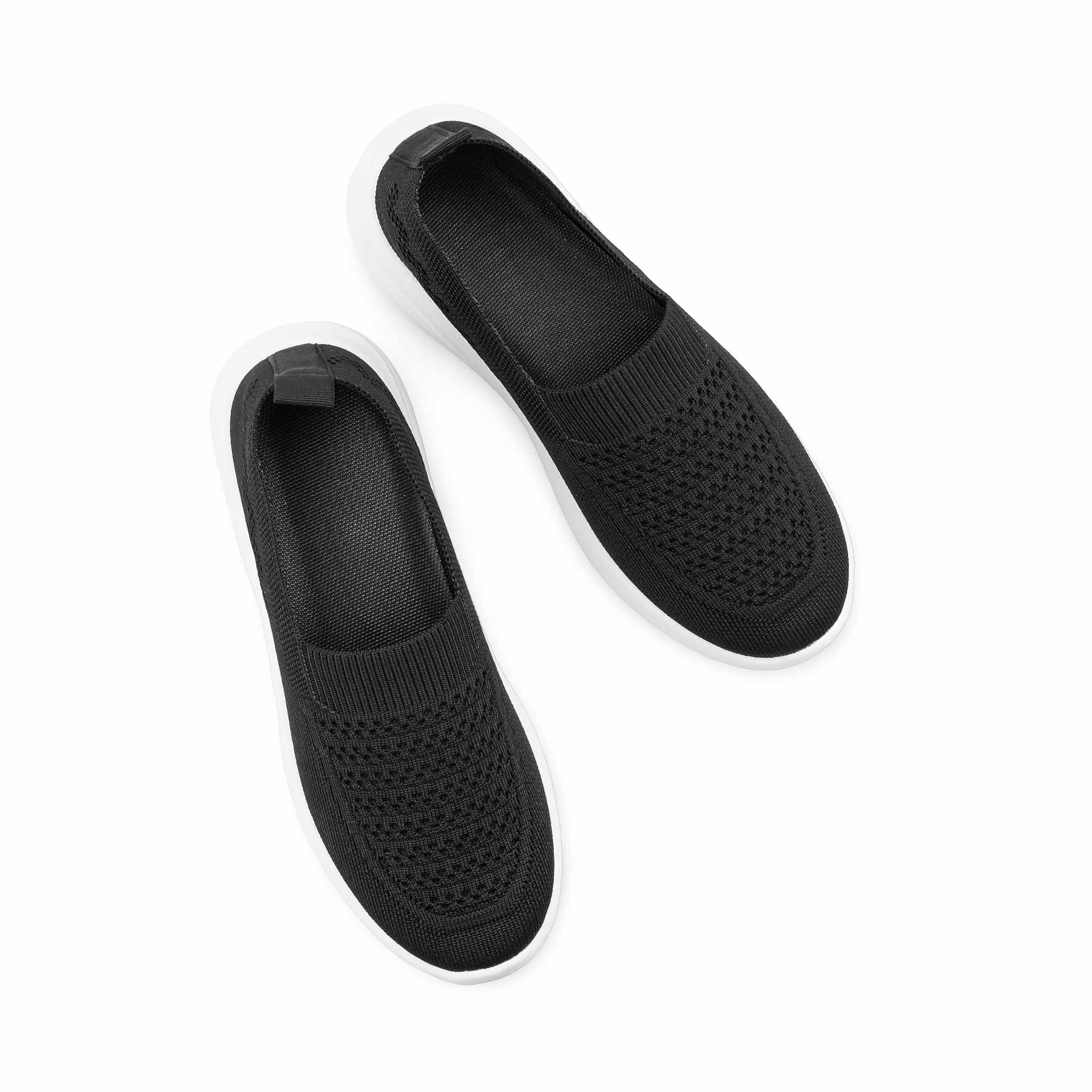 Black Casual Snearker For Ladies AT9112 - Image 5