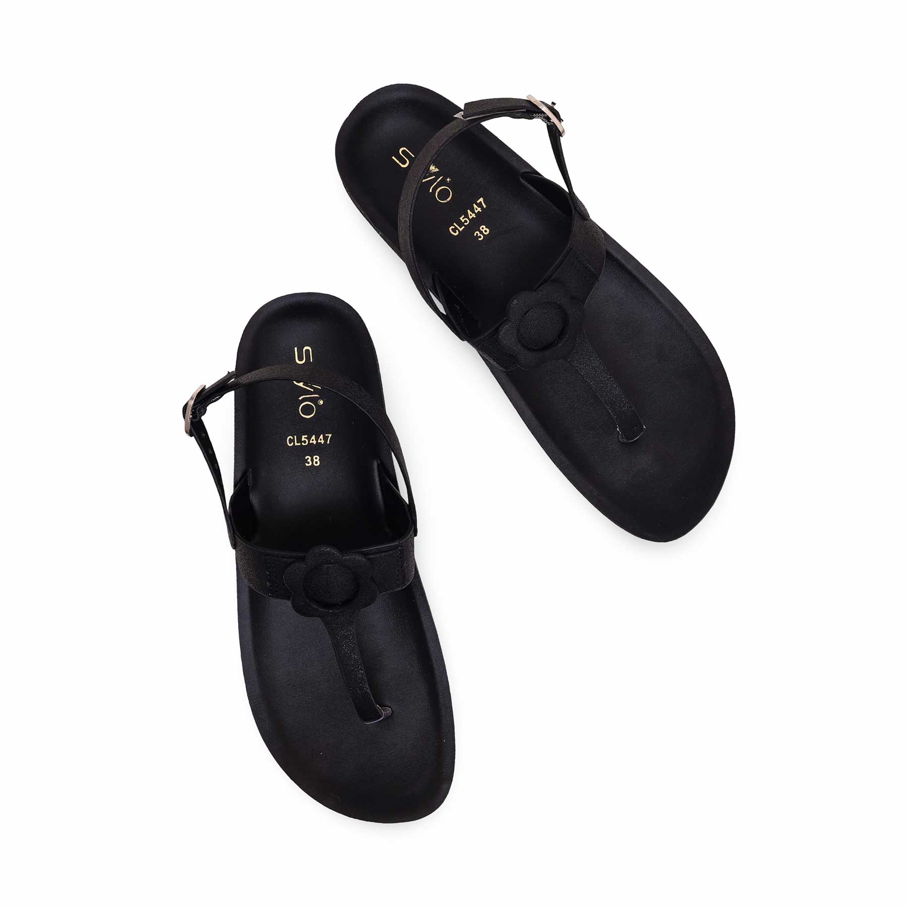 Black Casual Sandal CL5447 - Image 6