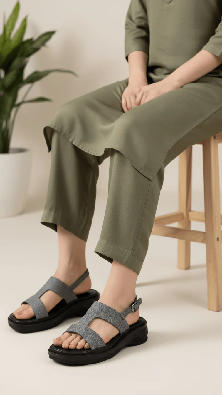 Black Casual Softy For Ladies CL5481