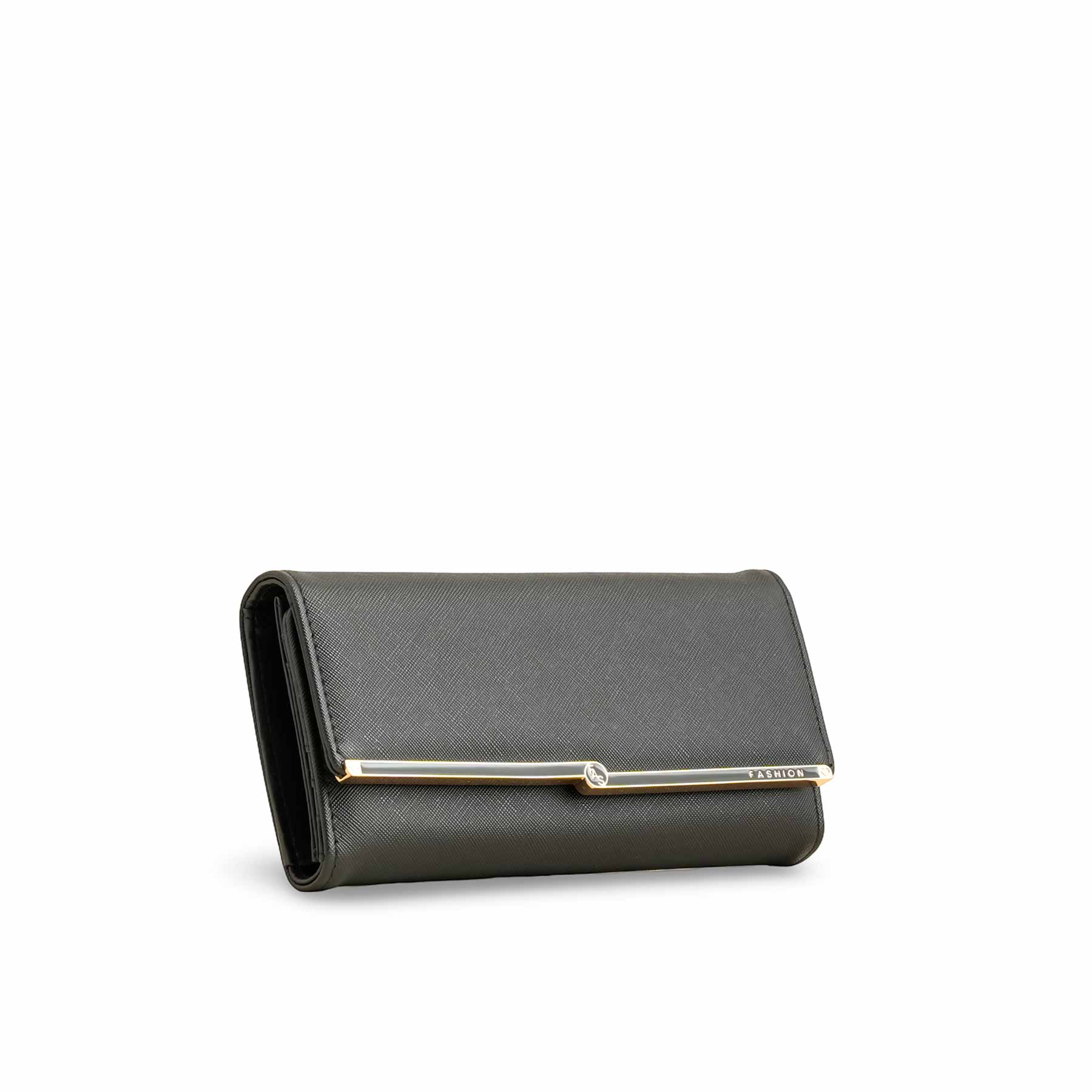 Black Casual Wallet For Ladies P70967 - Image 2