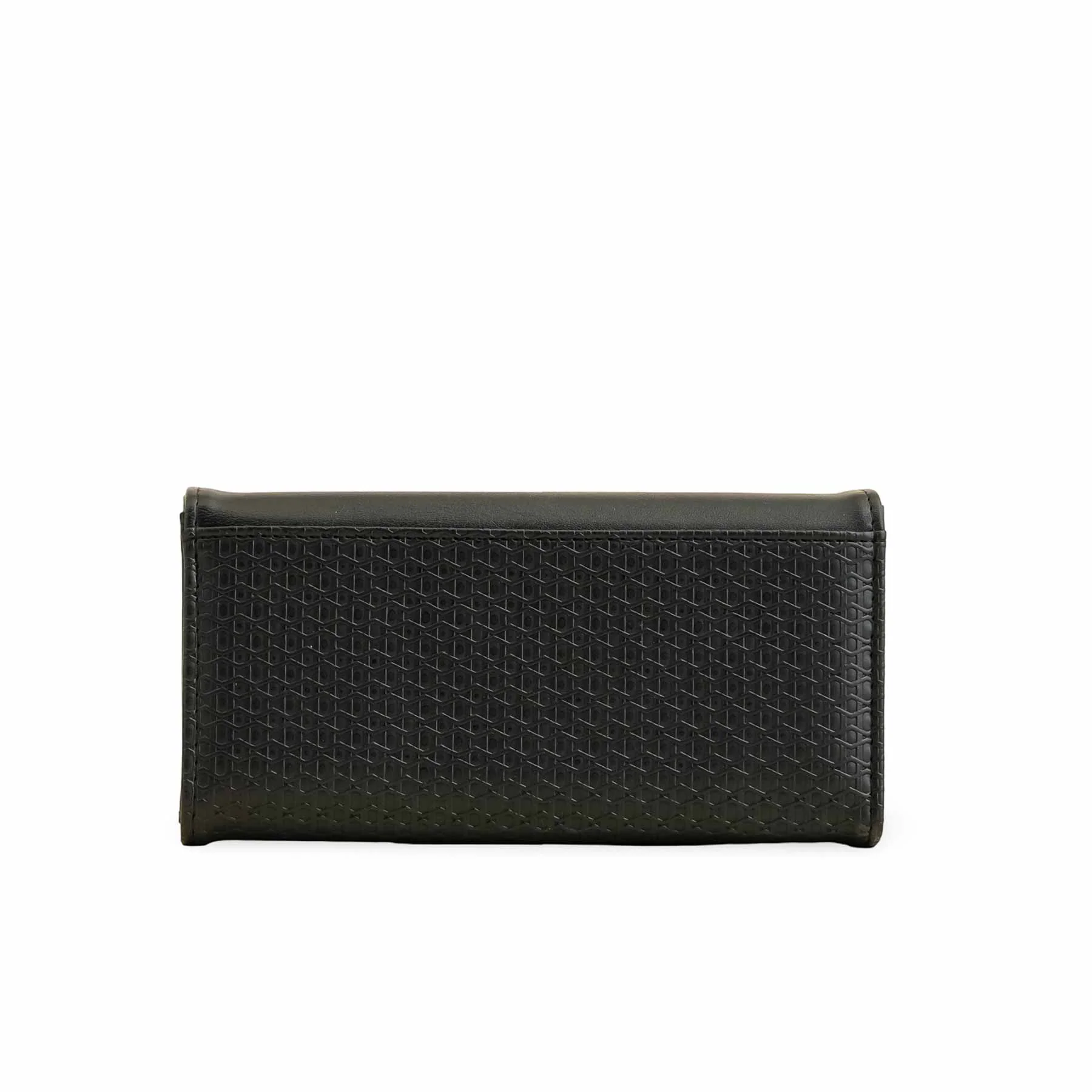 Black Casual Wallet For Women P70981 - Image 4