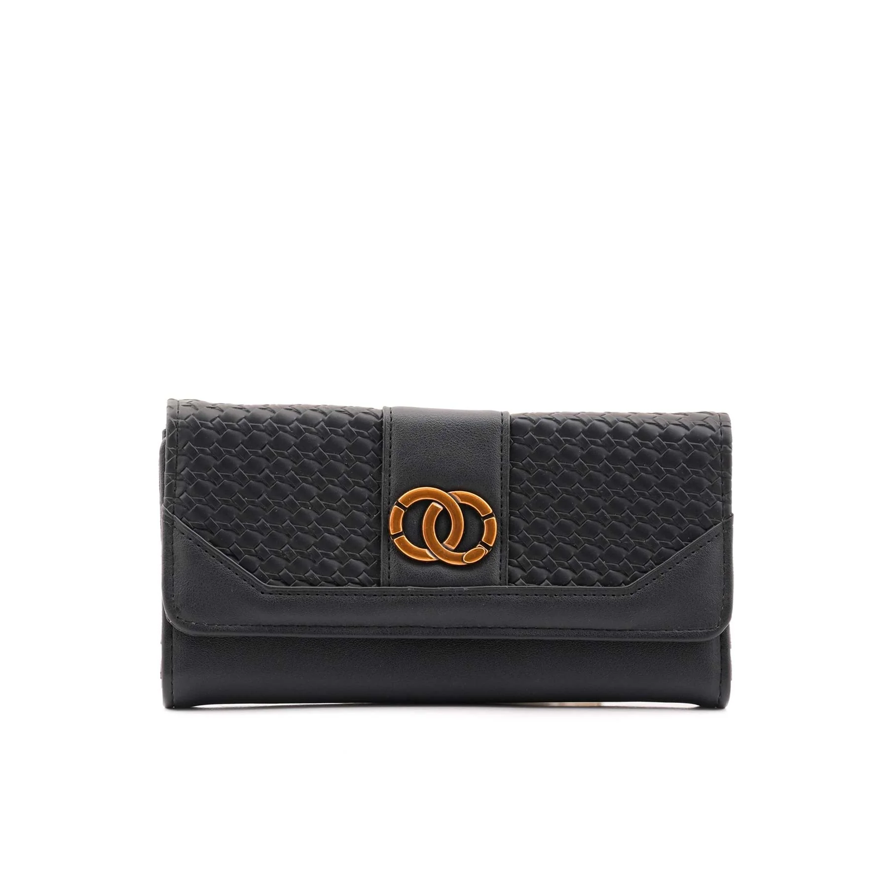 Black Casual Wallet For Women P71129 - Image 2