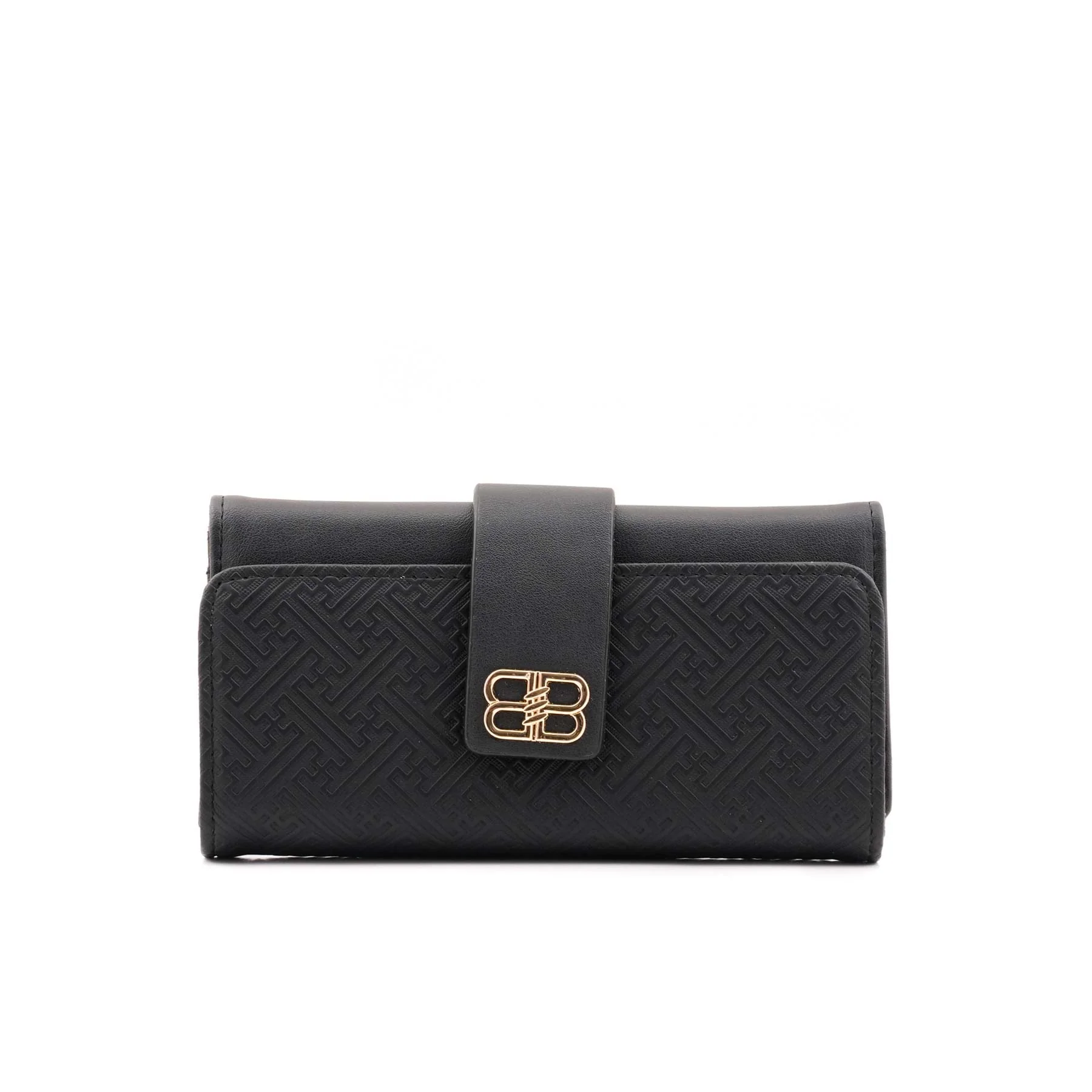 Black Casual Wallet For Women P71131 - Image 2