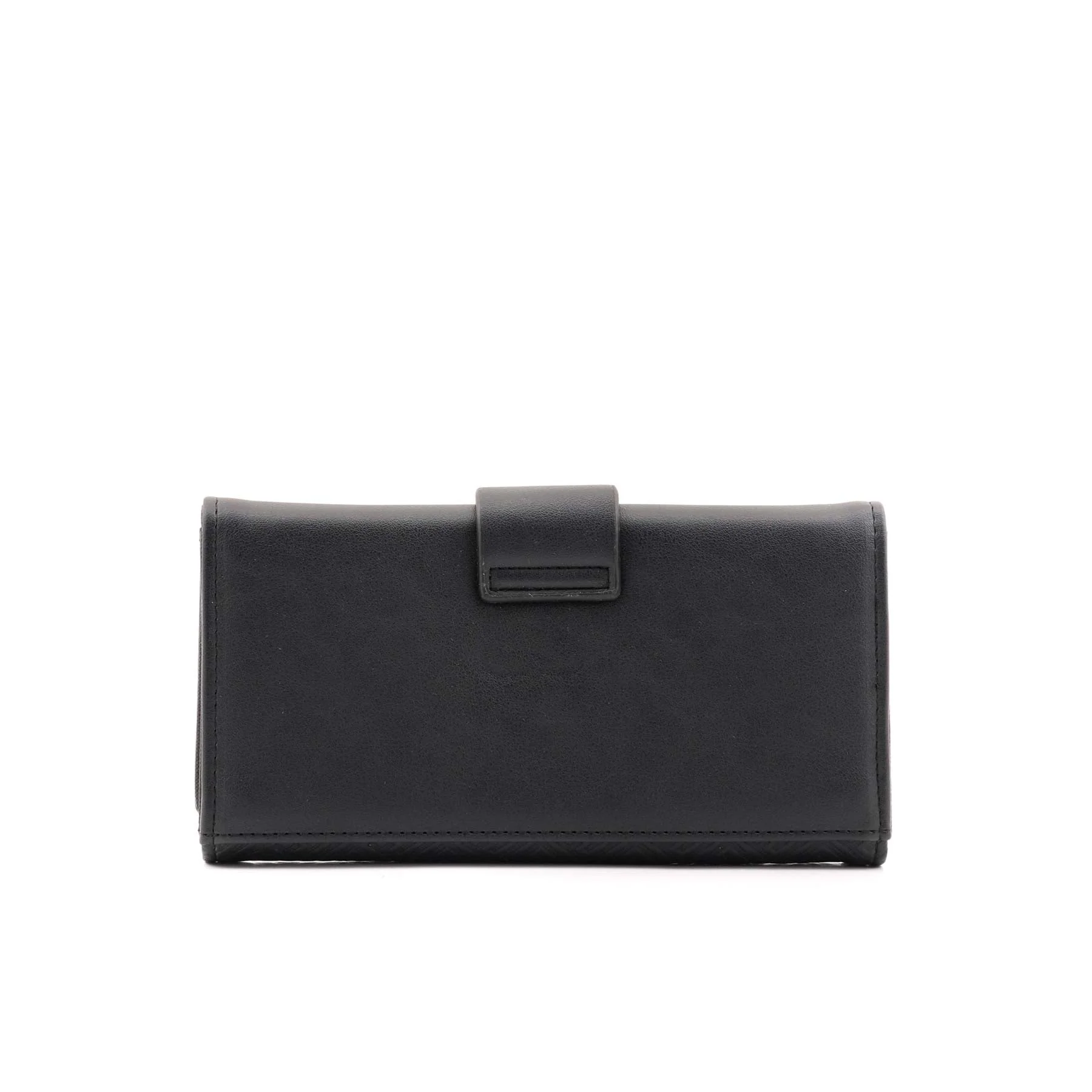 Black Casual Wallet For Women P71131 - Image 4