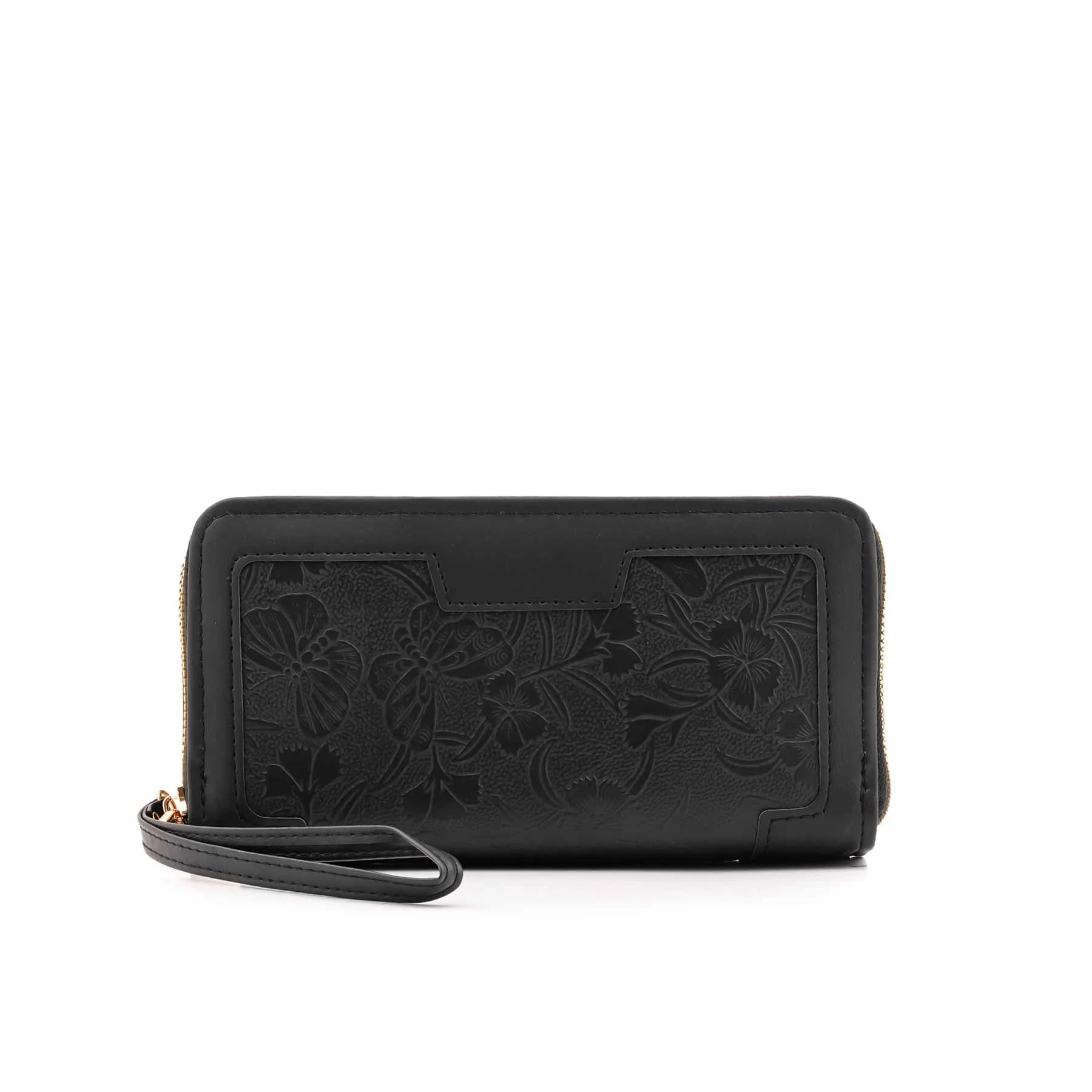 Black Casual Wallet For Women P71144 - Image 2