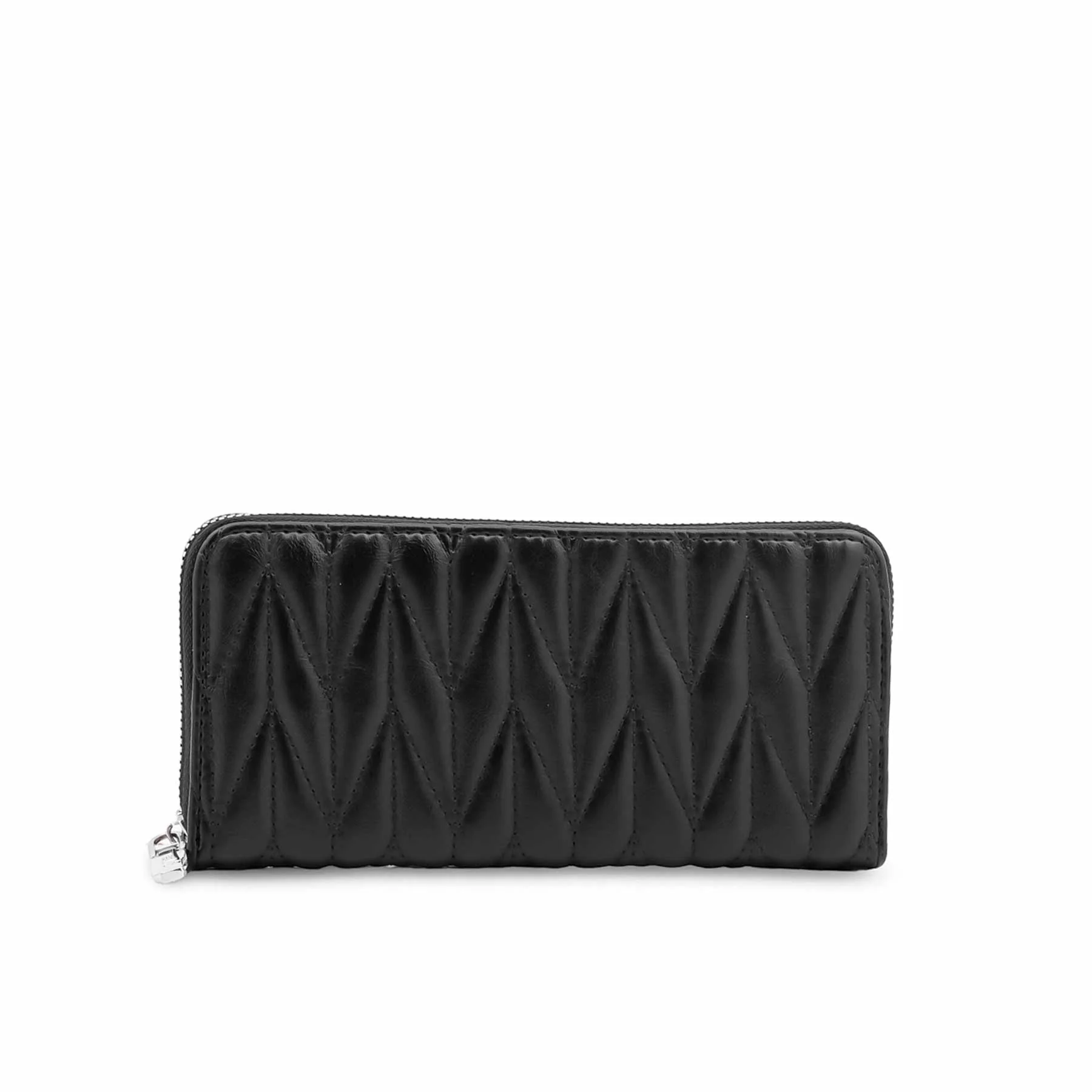 Black Casual Wallet For Women P71161 - Image 4
