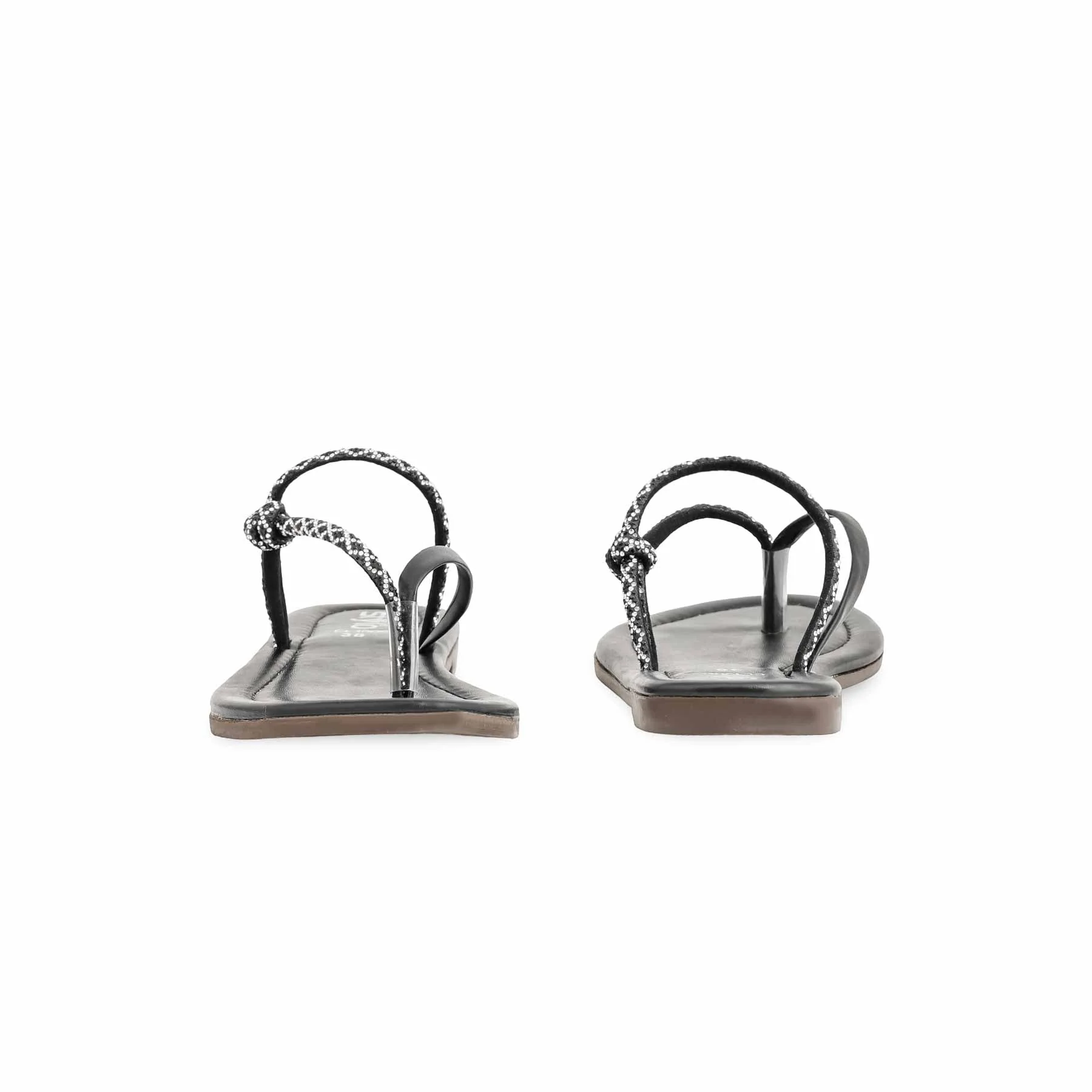 Black Casual Women Chappal CL1906 - Image 4
