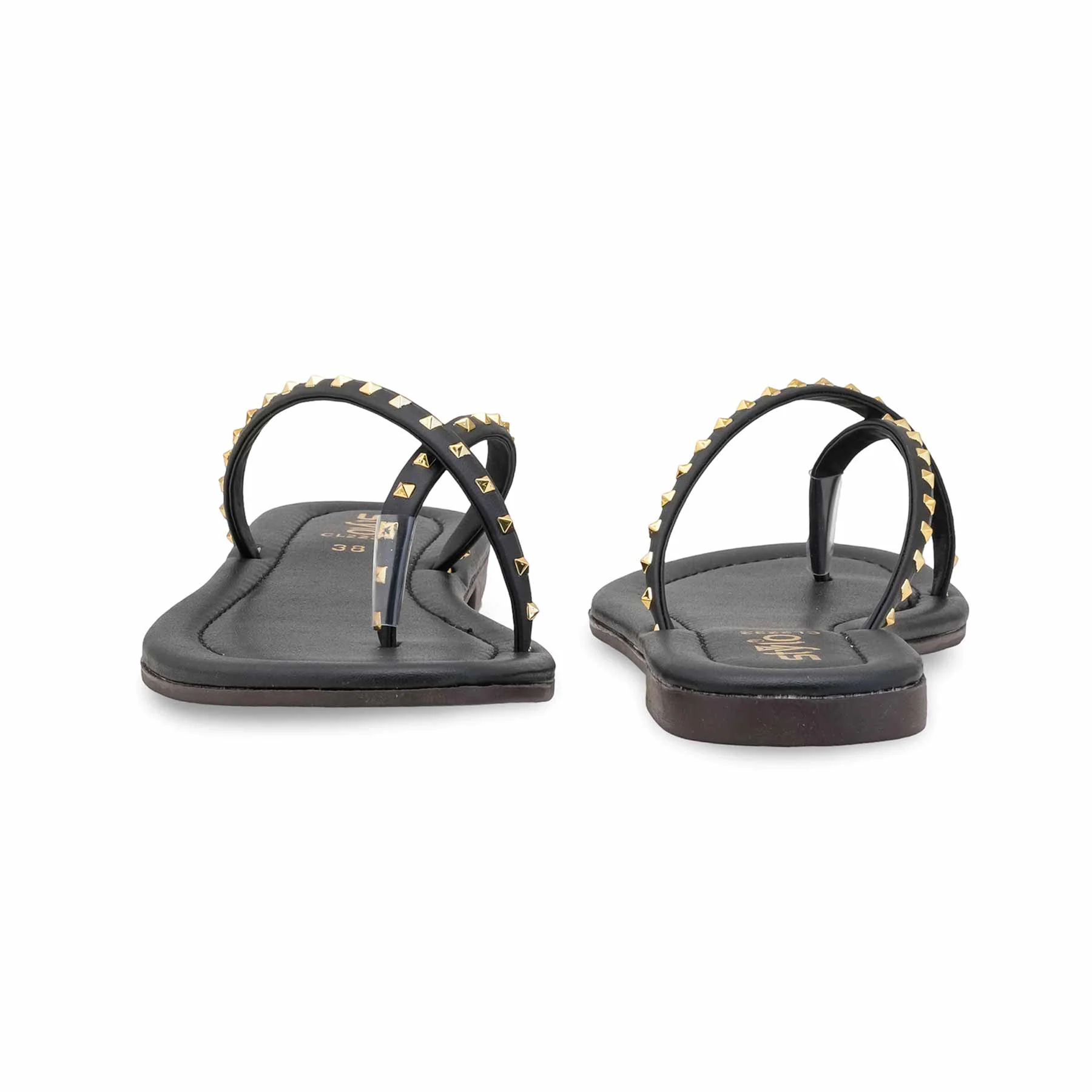 Black Casual Women Chappal CL2232 - Image 4