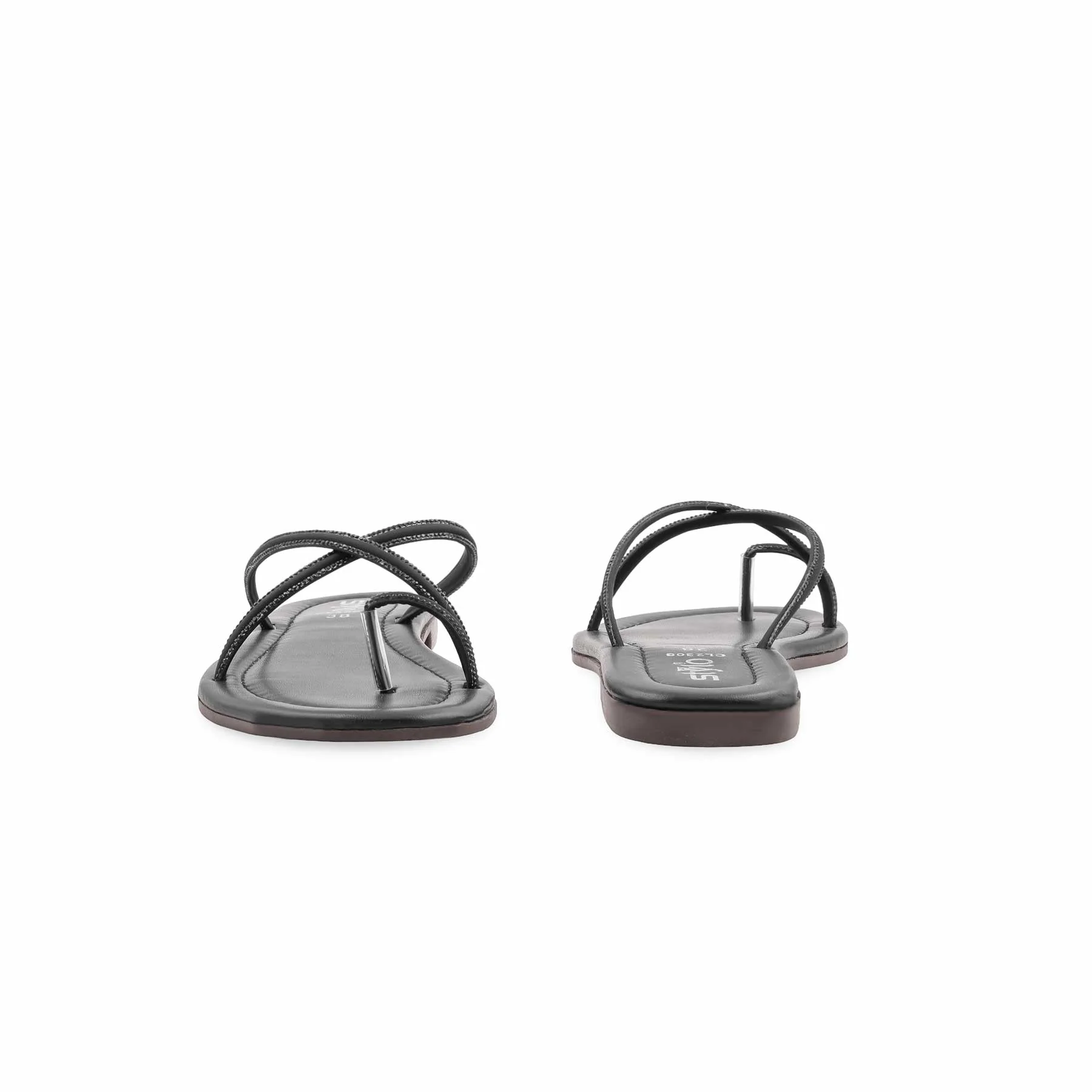 Black Casual Women Chappal CL2308 - Image 4