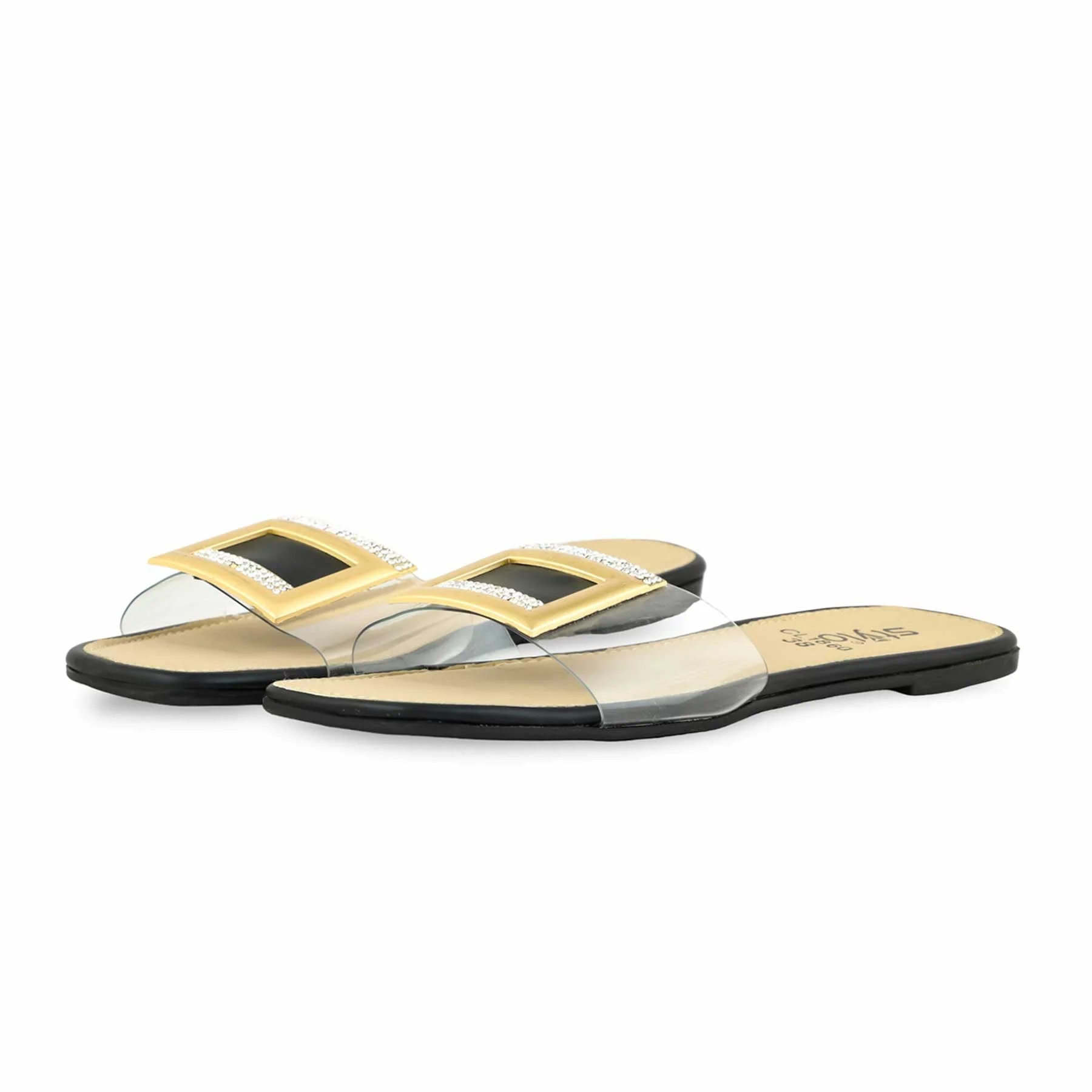 Black Casual Women Slipper CL1860 - Image 3