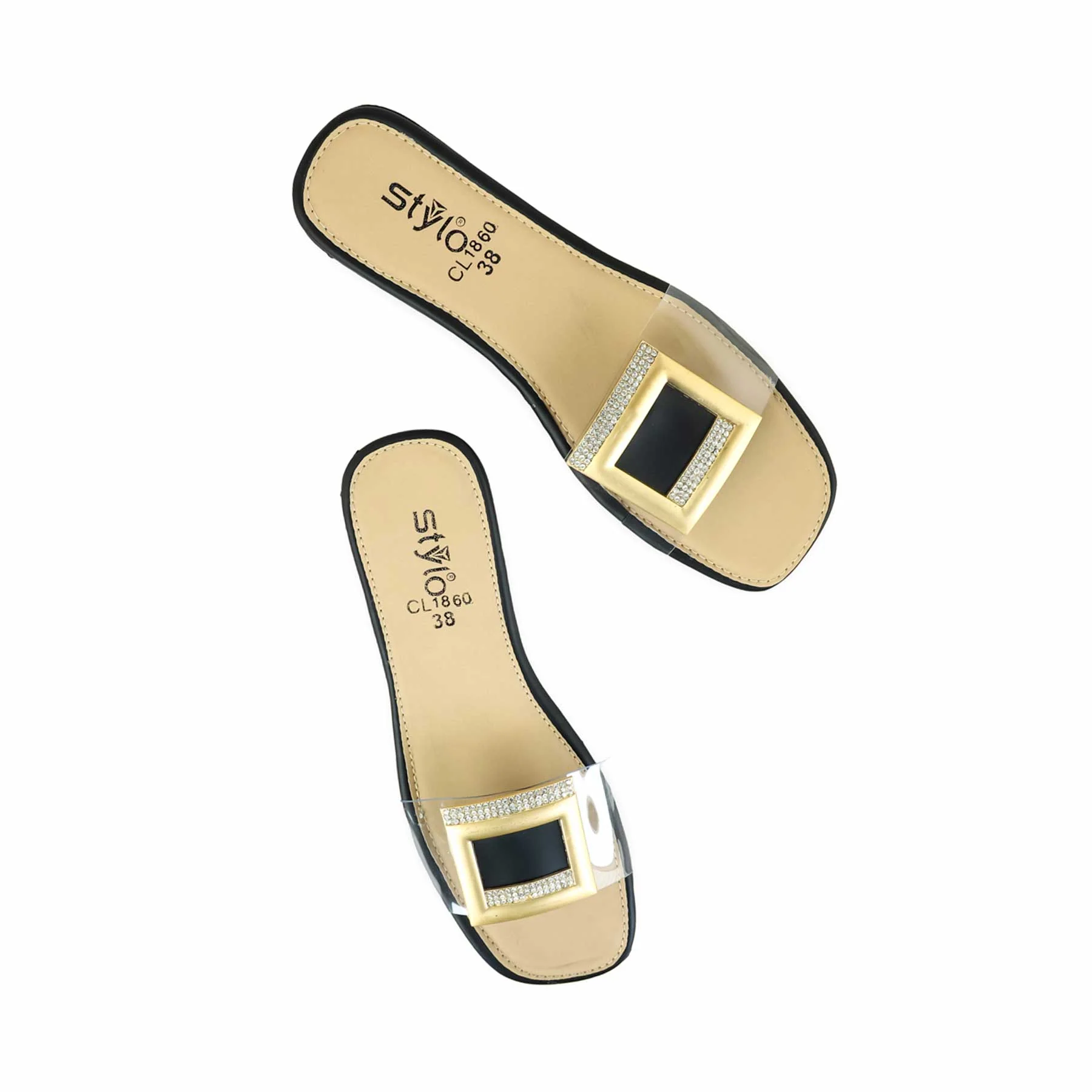 Black Casual Women Slipper CL1860 - Image 5