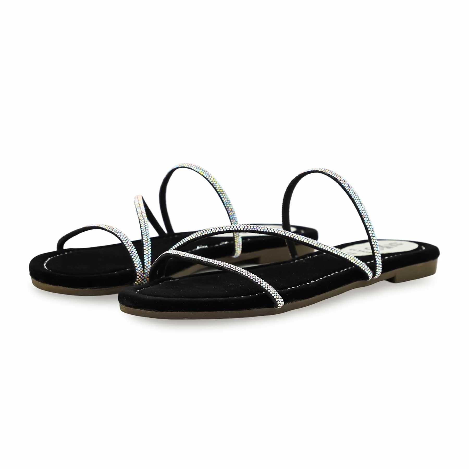 Black Casual Women Slipper CL1958 - Image 2