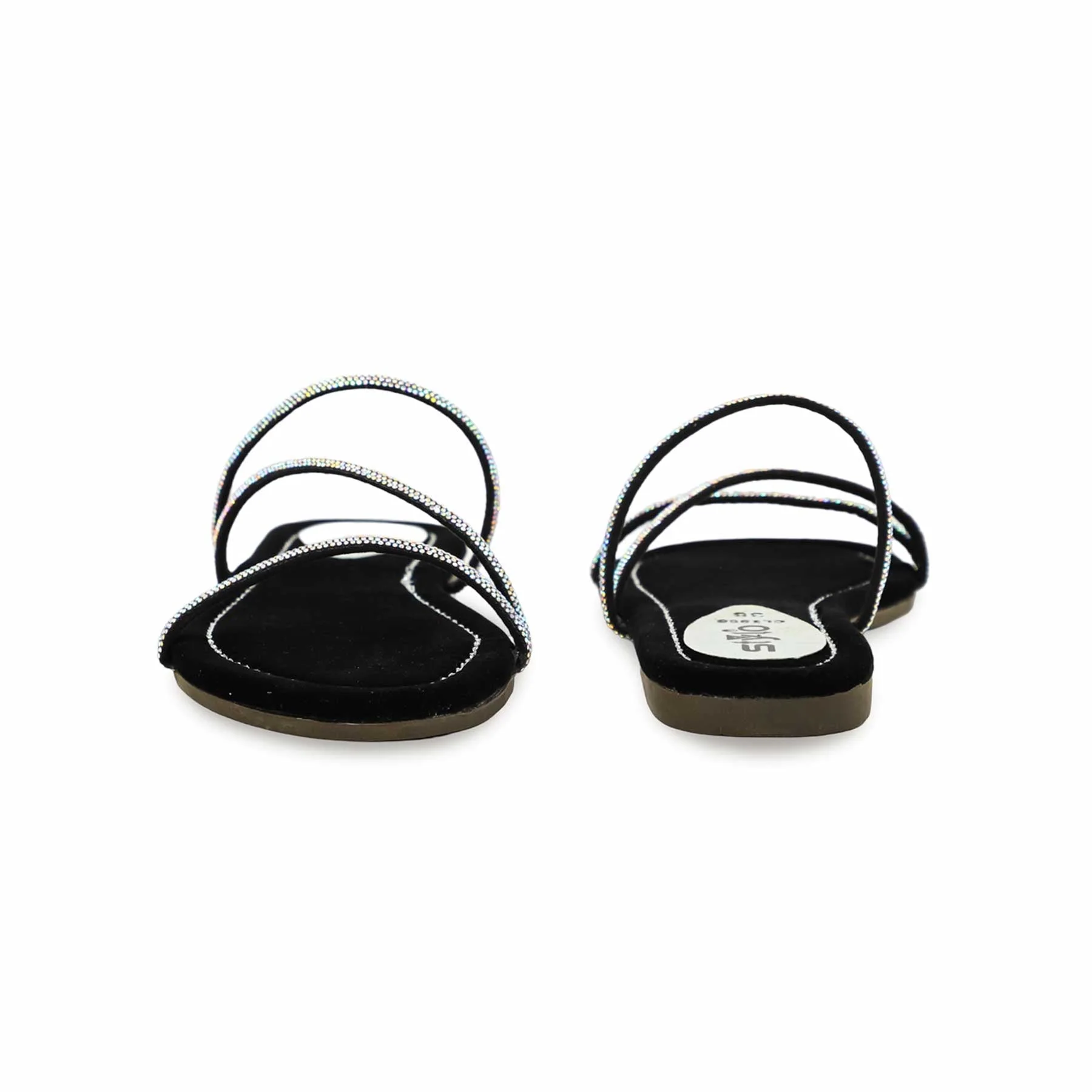 Black Casual Women Slipper CL1958 - Image 3